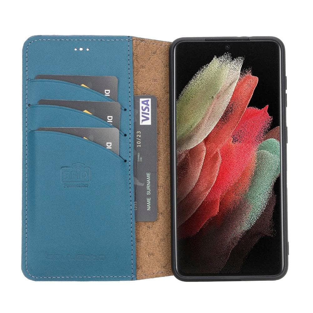 Wallet Case Samsung Galaxy S21 Ultra Leather Folio Case