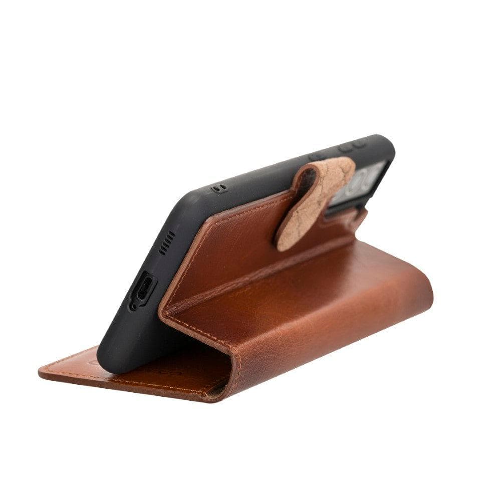 Wallet Case Samsung Galaxy S21 Ultra Leather Folio Case