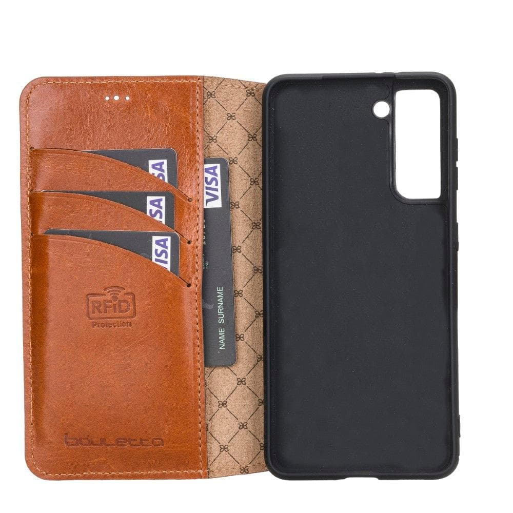 Wallet Case Samsung Galaxy S21 Ultra Leather Folio Case