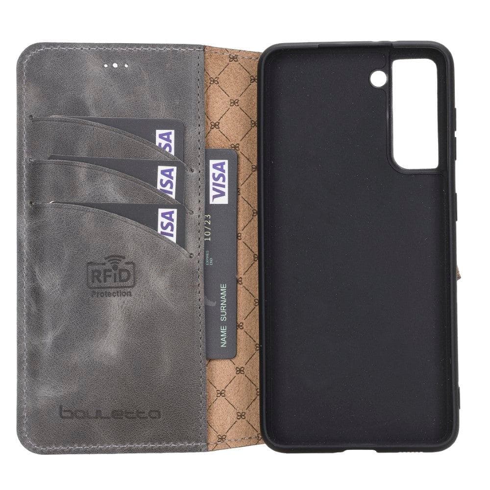 Wallet Case Samsung Galaxy S21 Ultra Leather Folio Case