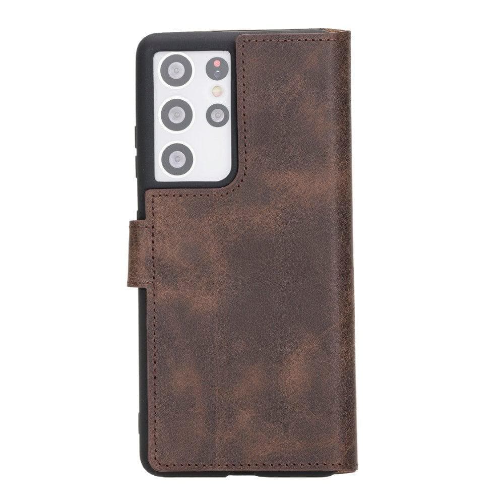 Wallet Case Samsung Galaxy S21 Ultra Leather Folio Case