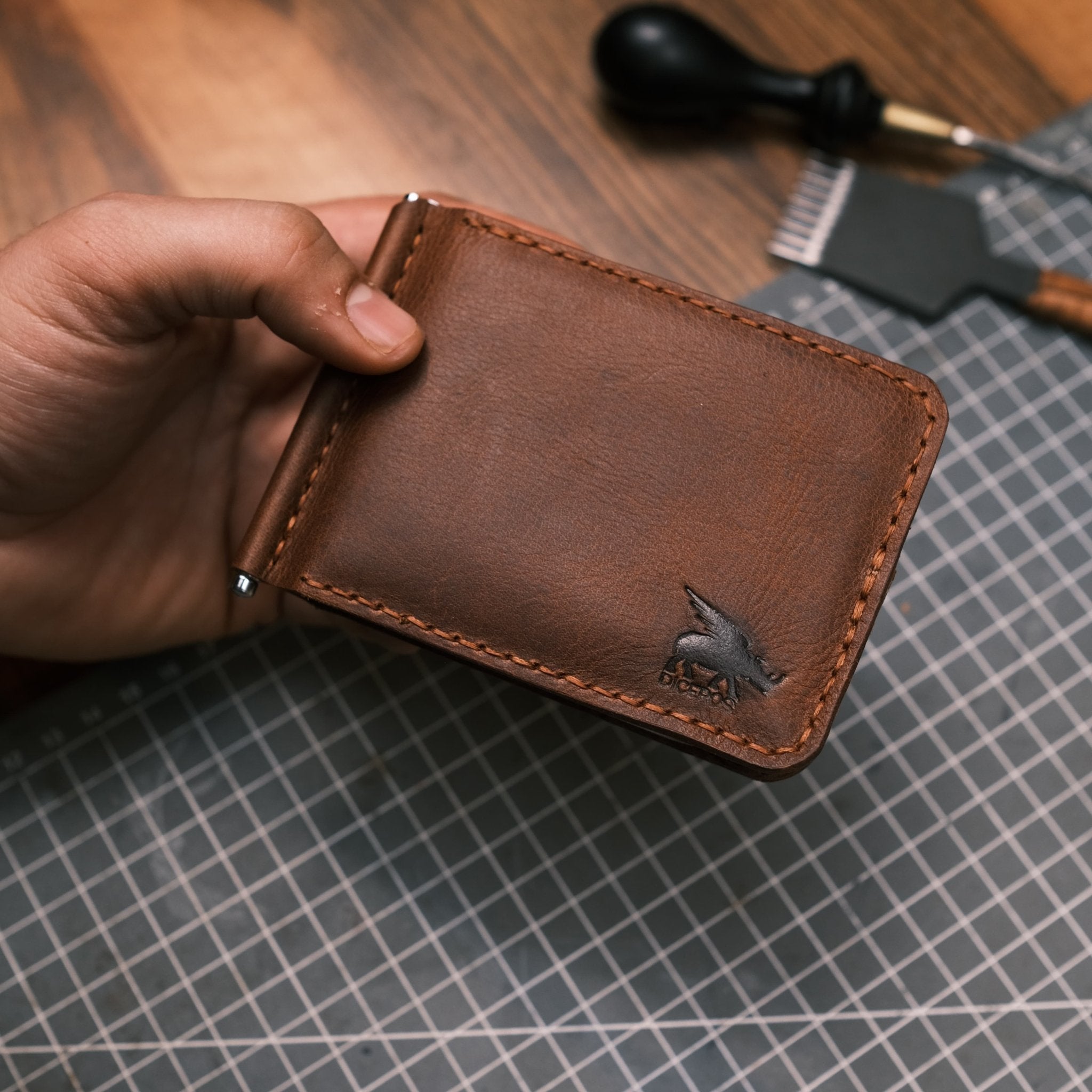 Ganbaru Money Clip Wallet   Unique Gift Ideas   Boyfriend Gift   Girlfriend Gift   Father Gift