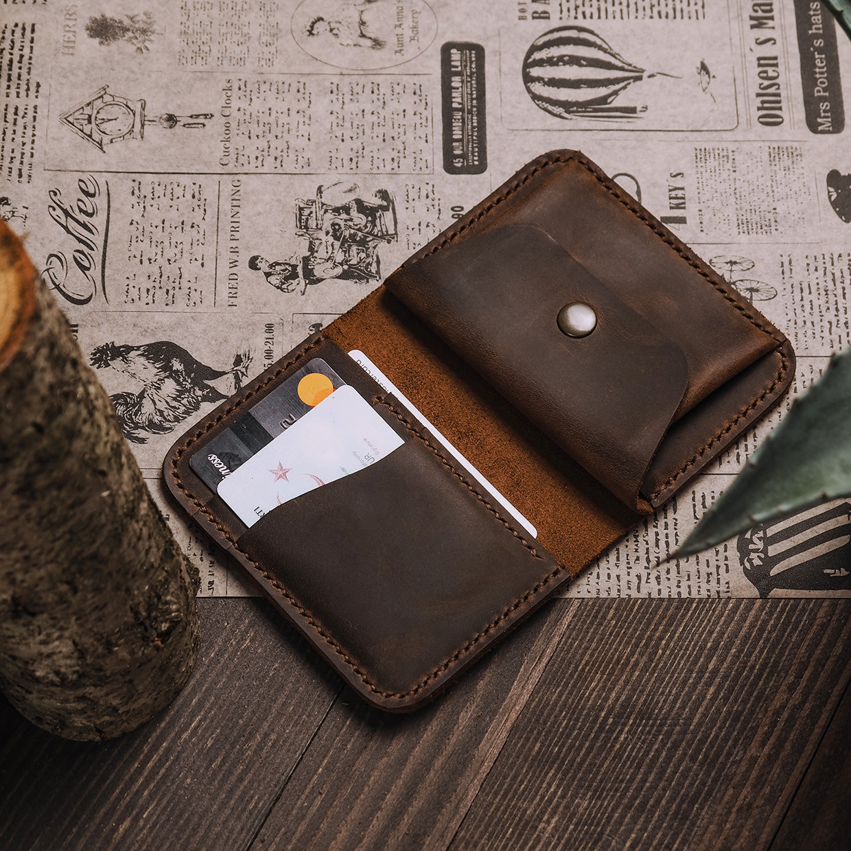 Leather wallet - PESTO - Exclusive Styles