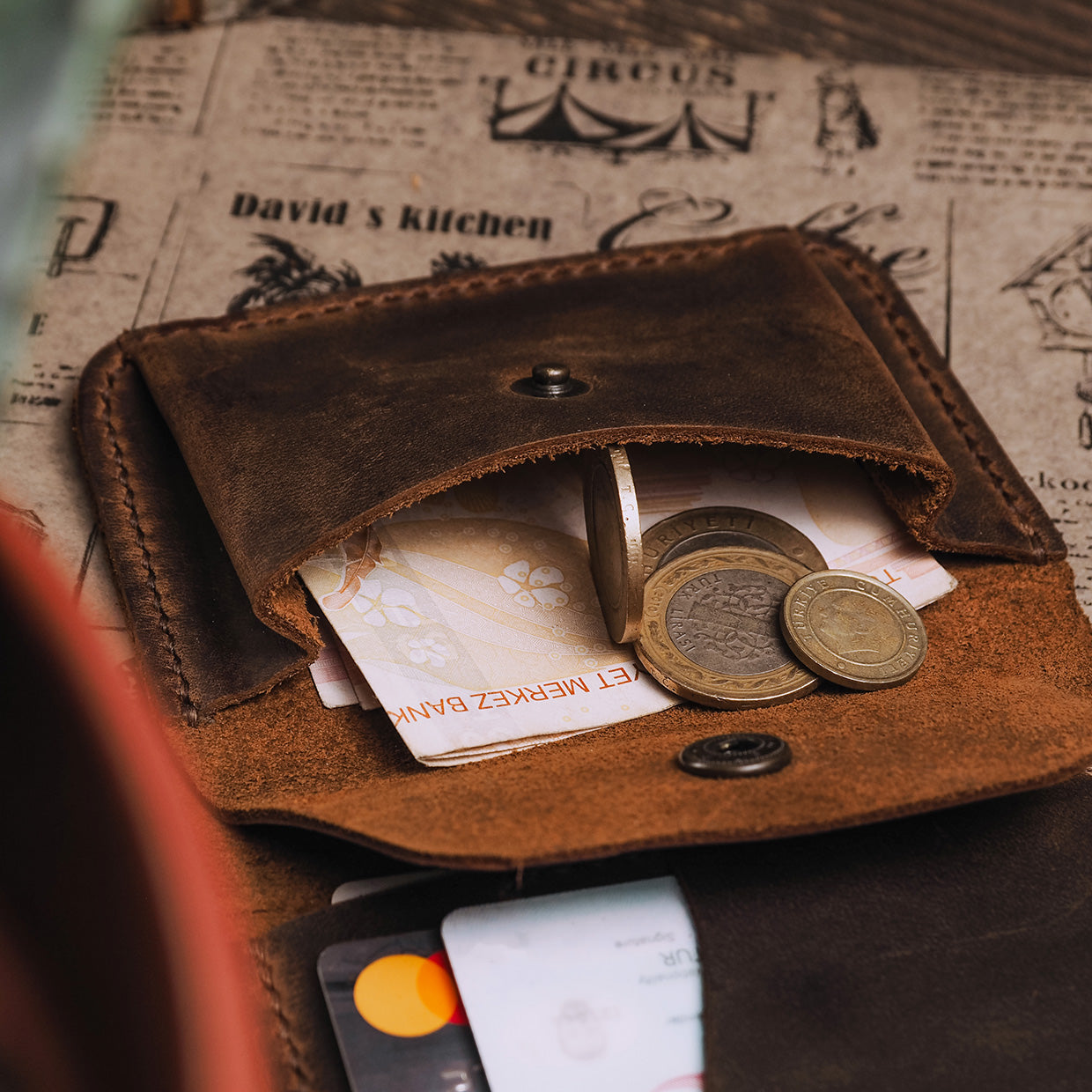 Leather wallet - PESTO - Exclusive Styles