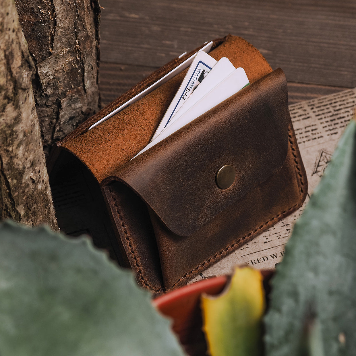 Leather wallet - PESTO - Exclusive Styles