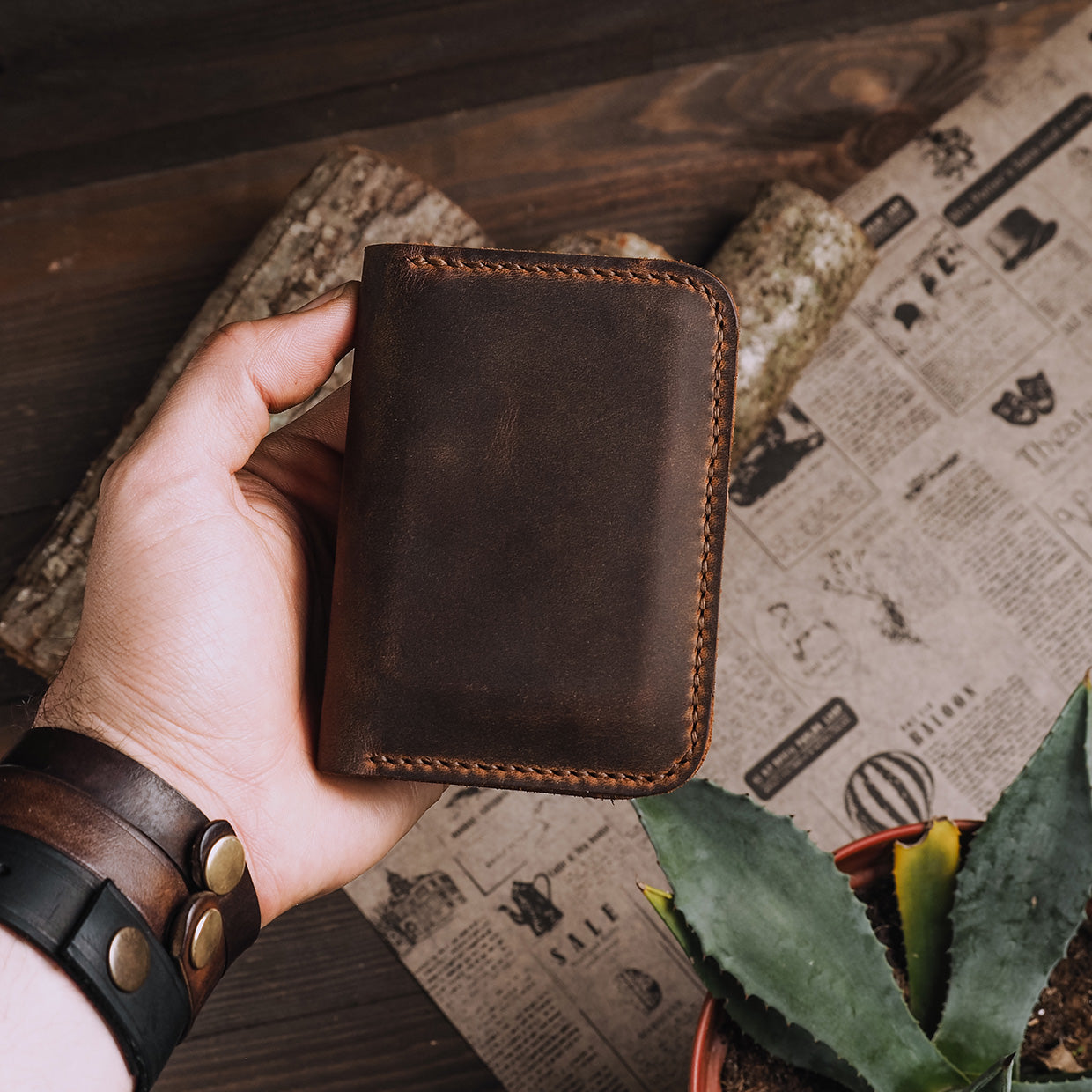 Leather wallet - PESTO - Exclusive Styles
