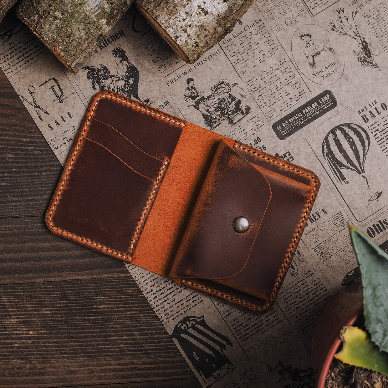 Leather wallet - PESTO - Exclusive Styles
