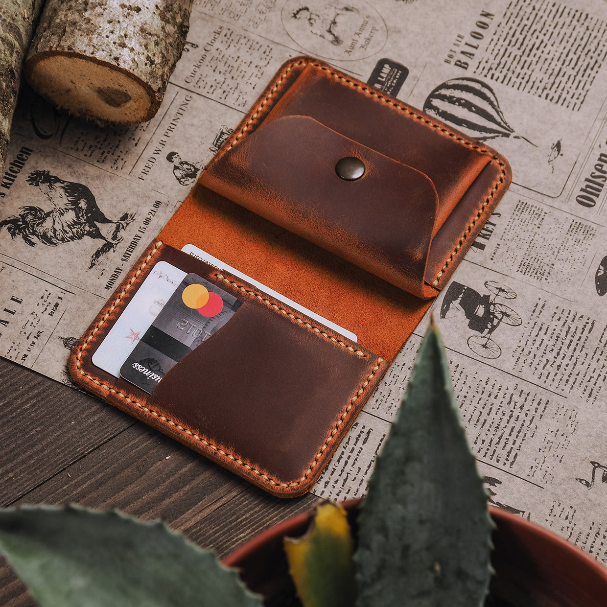 Leather wallet - PESTO - Exclusive Styles