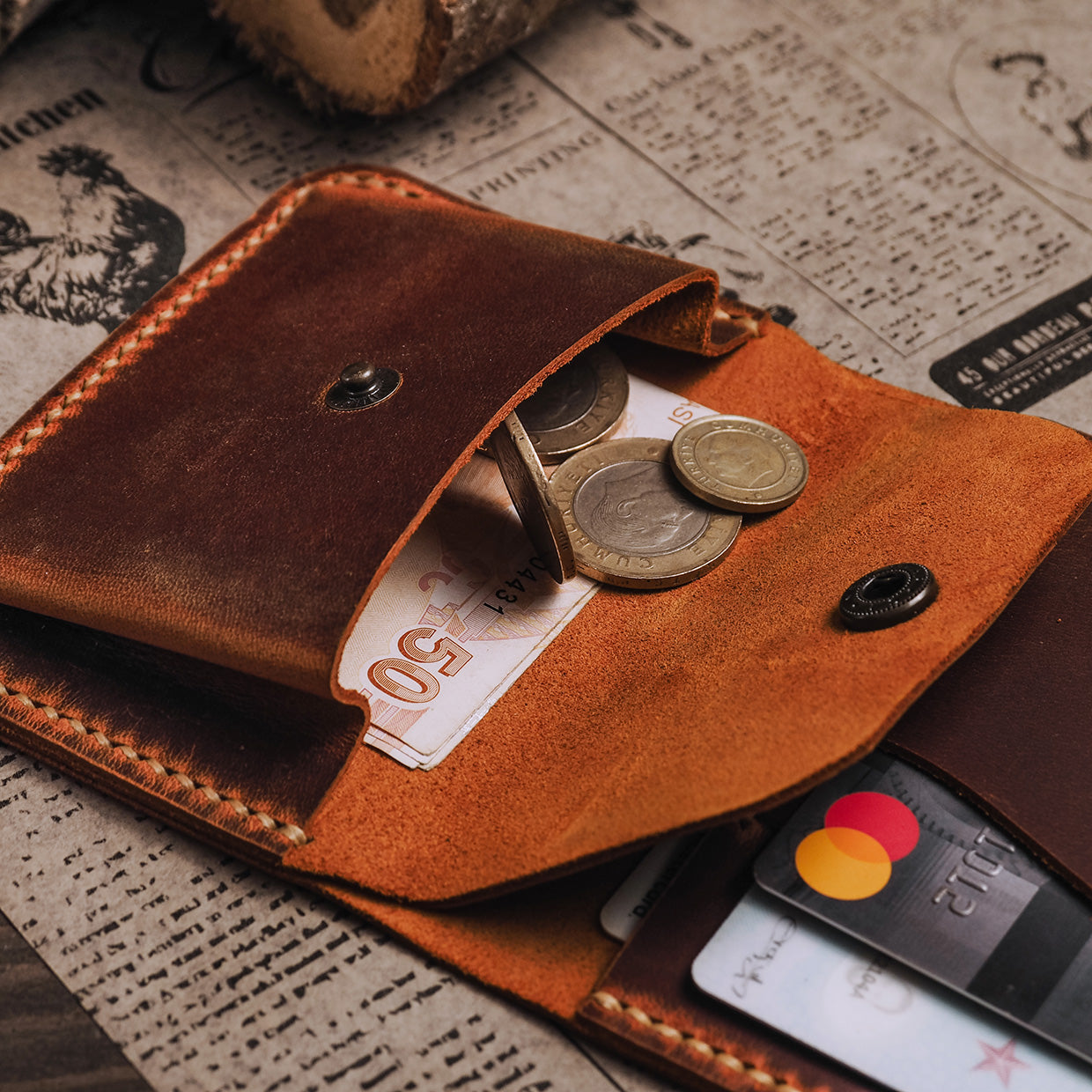 Leather wallet - PESTO - Exclusive Styles