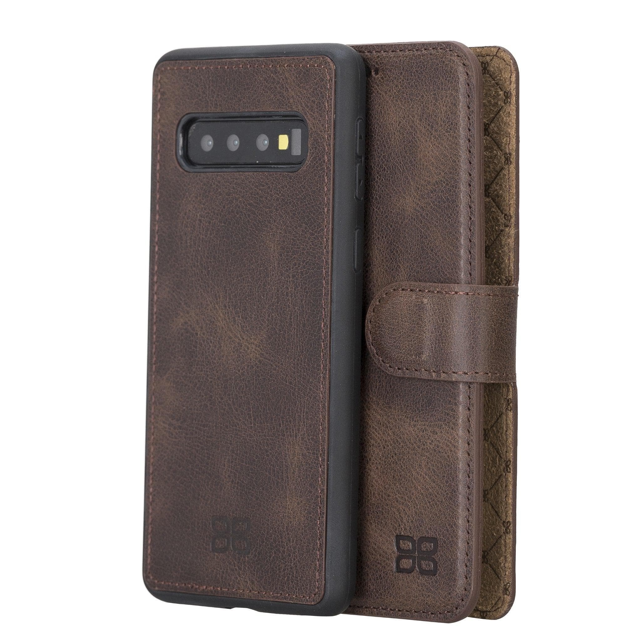 Magic Samsung Galaxy S10 Plus Detachable Leather Wallet Case
