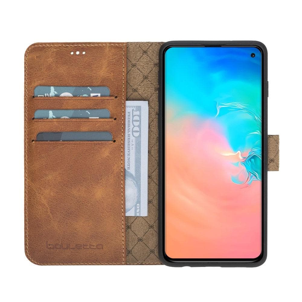 Magic Samsung Galaxy S10 Plus Detachable Leather Wallet Case