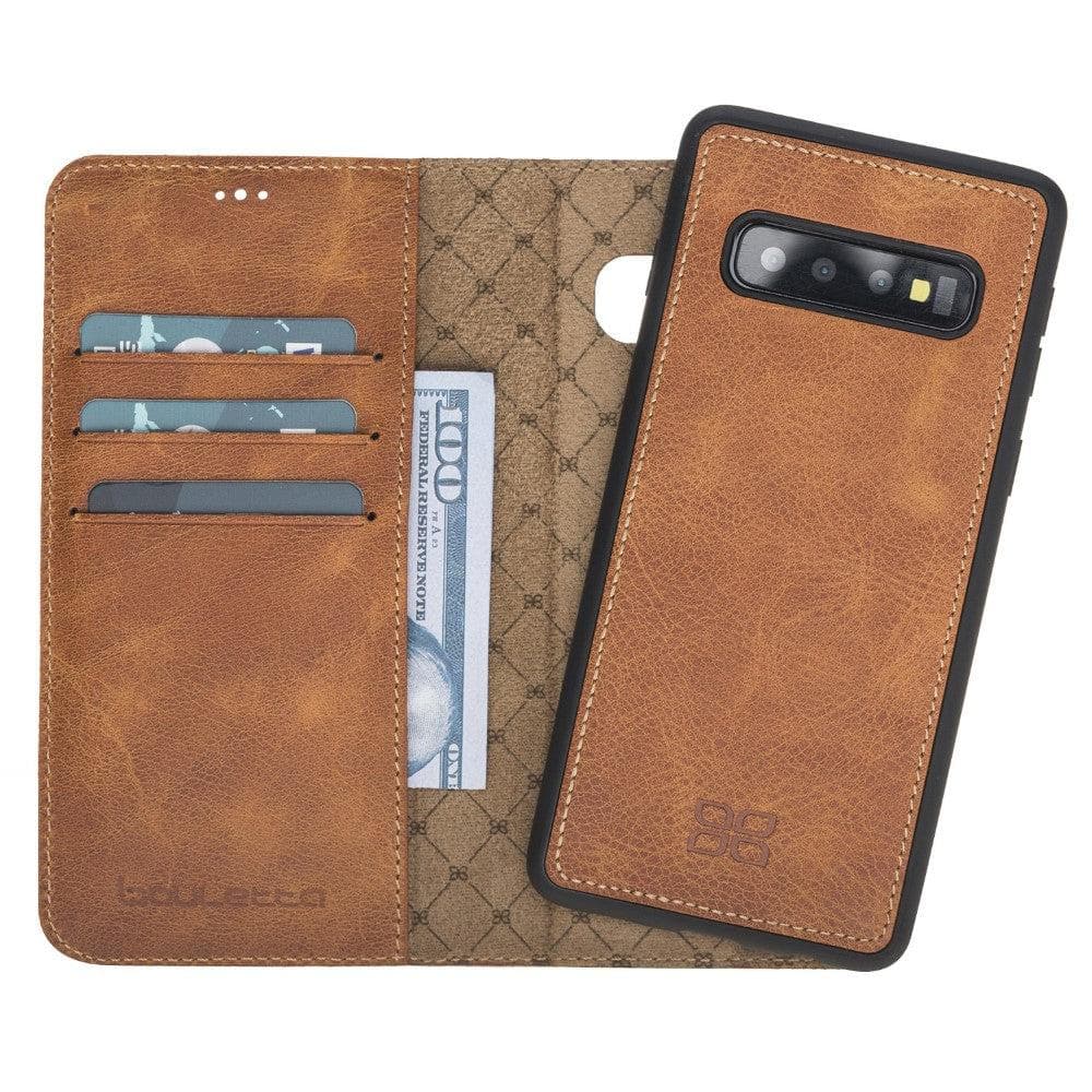 Magic Samsung Galaxy S10 Plus Detachable Leather Wallet Case
