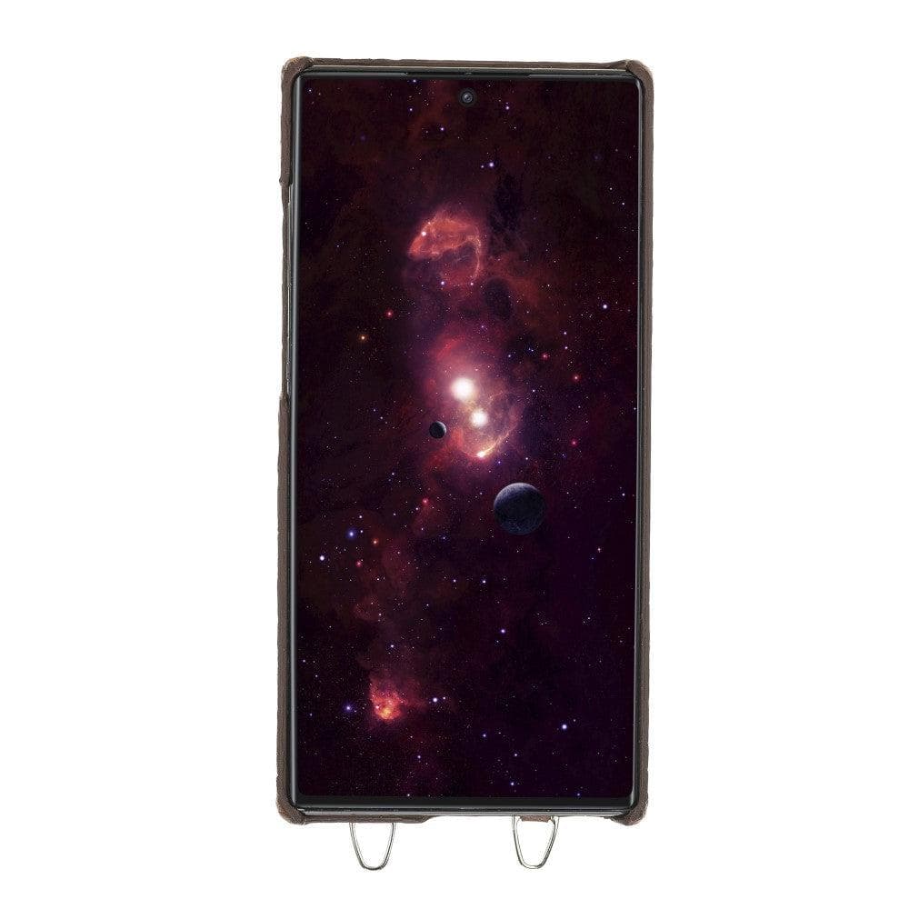 Saff Samsung Galaxy Note 10 Plus Leather Case with Shoulder Strap