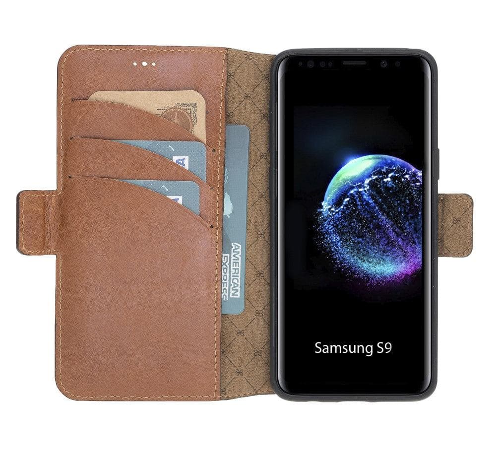 Wallet Case Samsung Galaxy S9 Plus Leather Folio Case