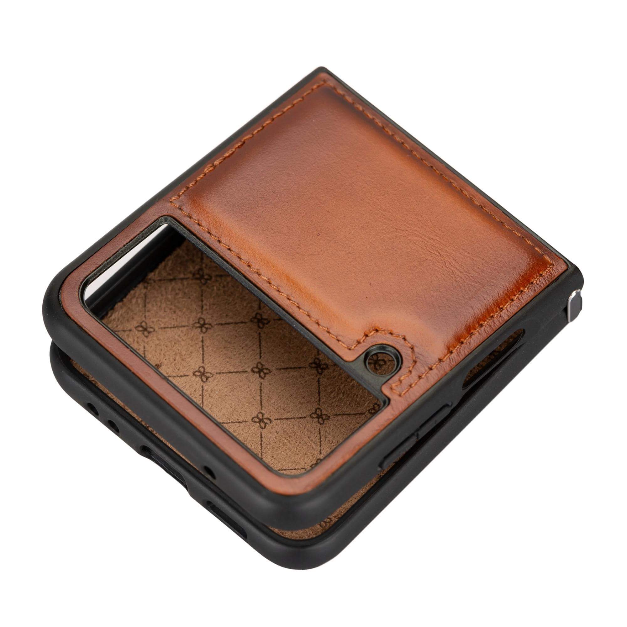 Flex Cover Leather Samsung Z Flip 4 Case