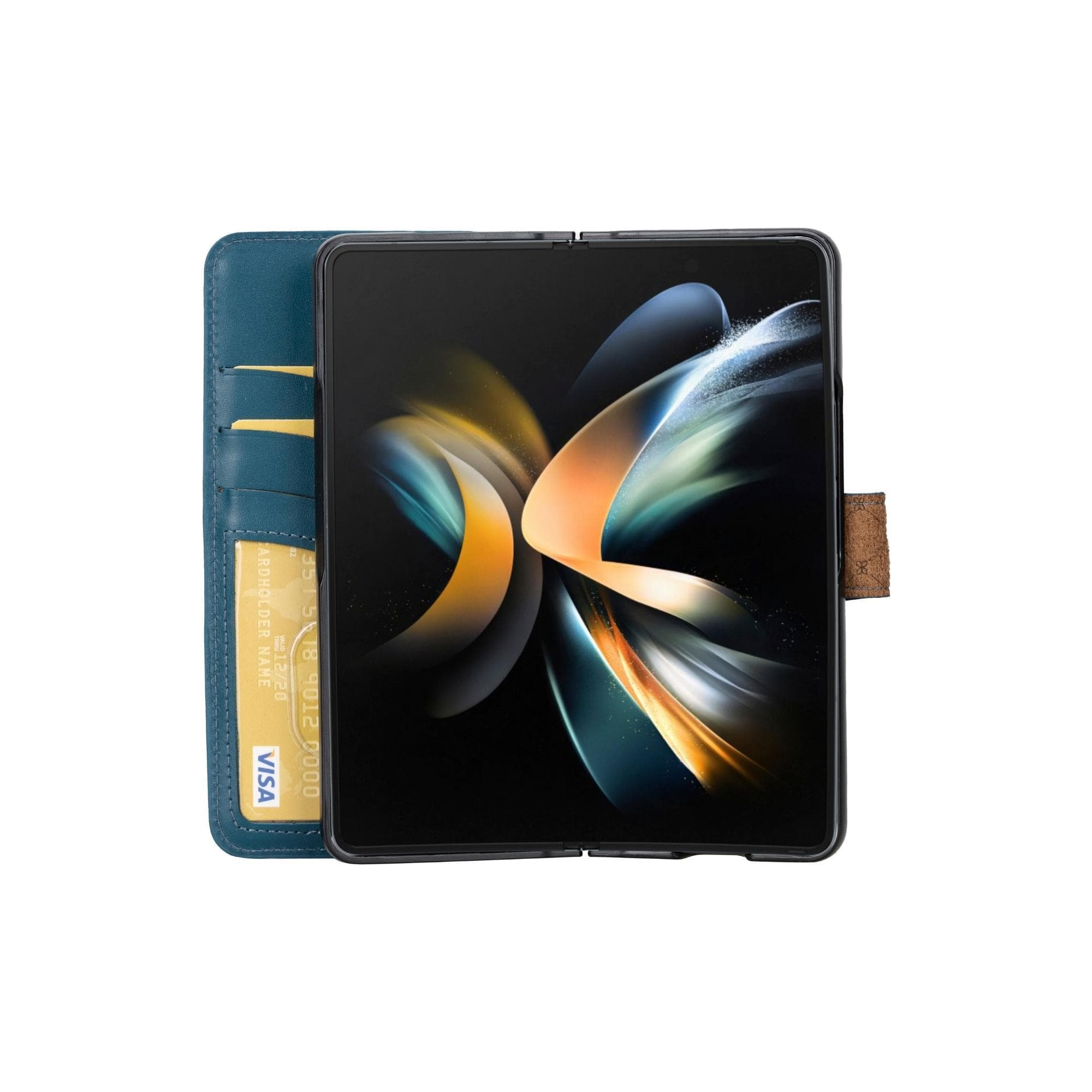 Wallet ID Samsung Galaxy Z Fold 5 Leather Folio Case