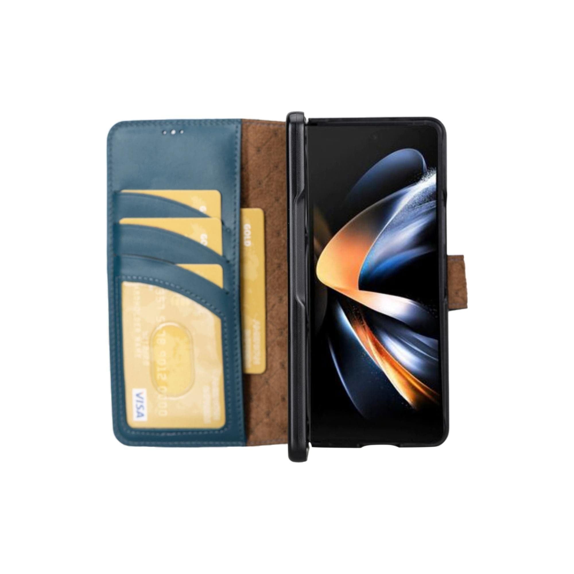 Wallet ID Samsung Galaxy Z Fold 5 Leather Folio Case