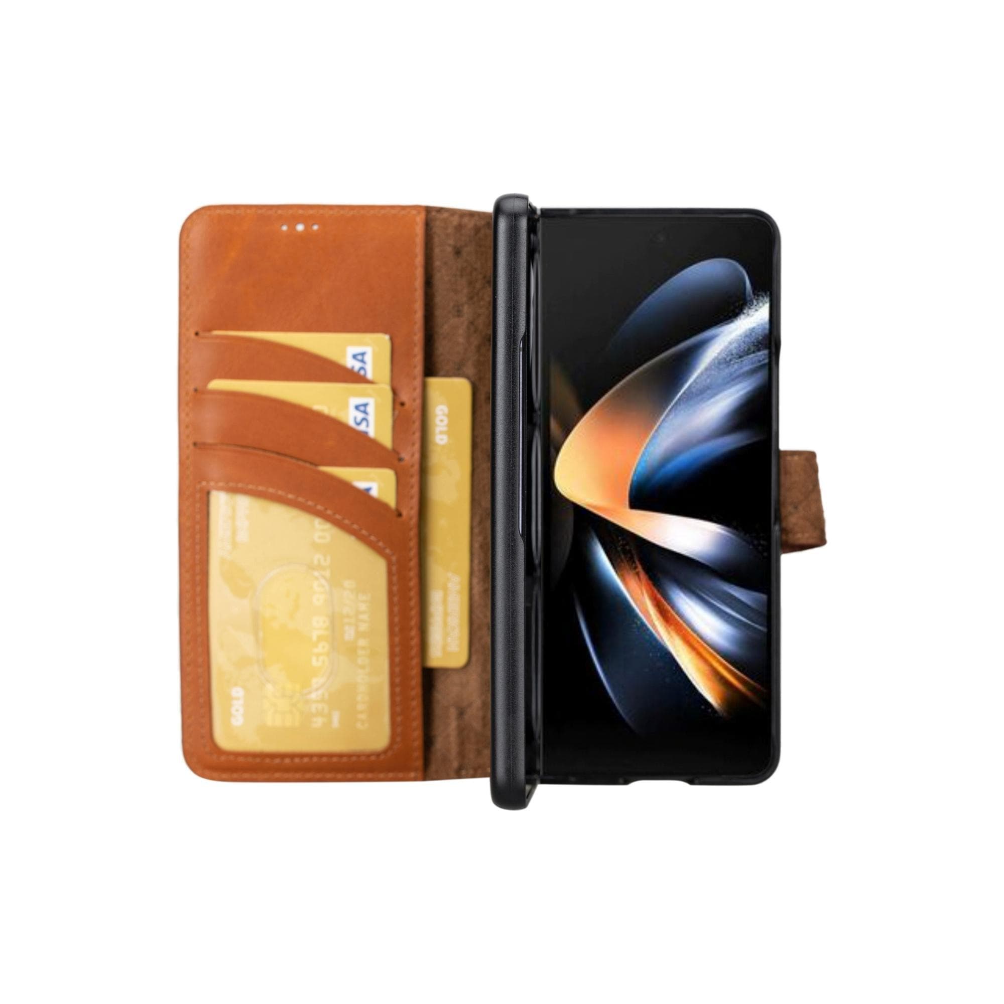 Wallet ID Samsung Galaxy Z Fold 5 Leather Folio Case
