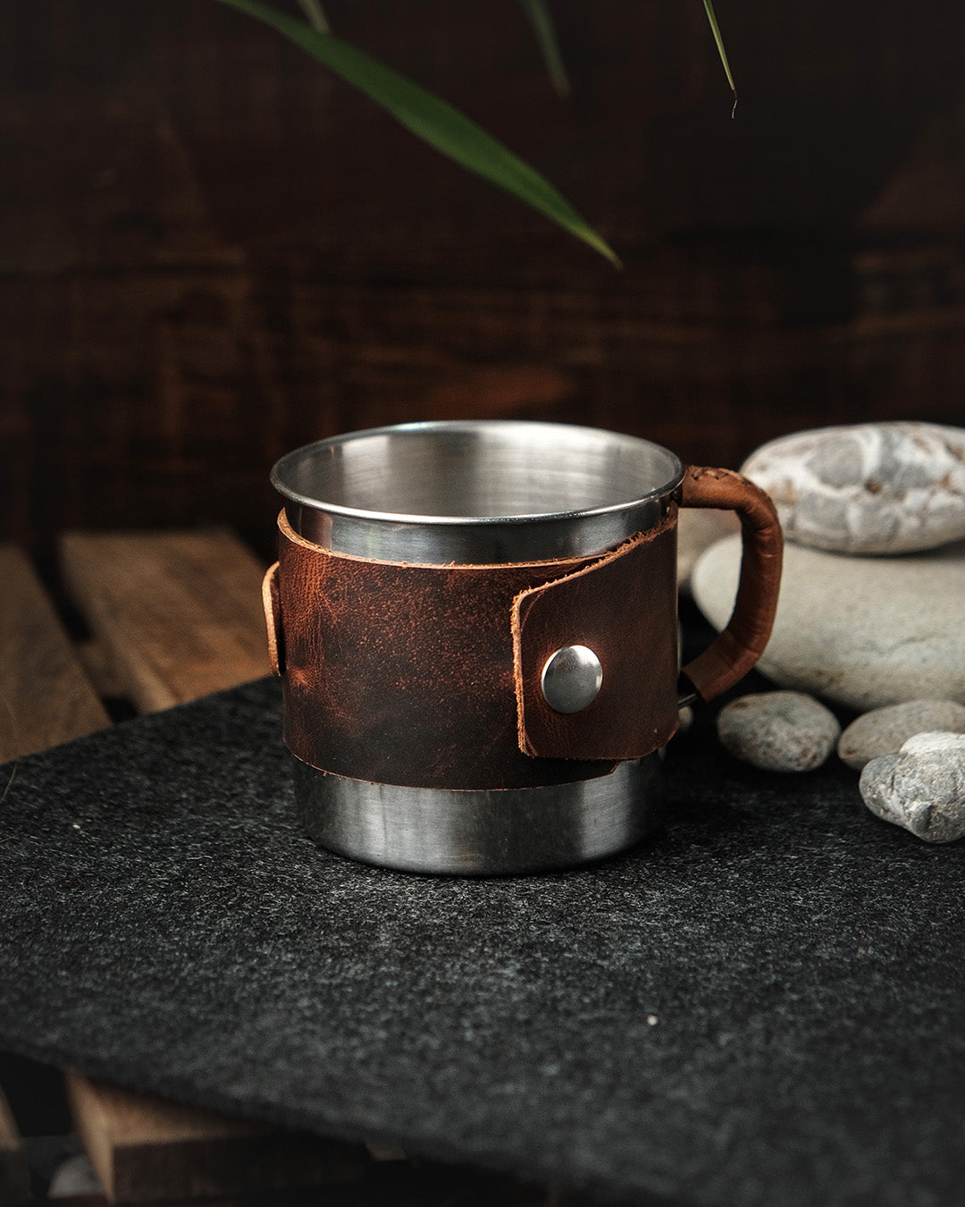 Handmade Mugs That Say “You’re Appreciated” Steel Mugs 200ml Leather Wrapped - Exclusive Styles