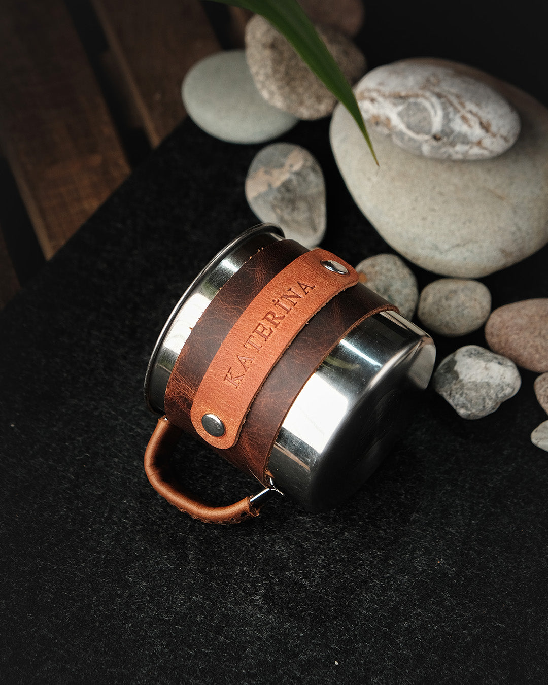 Handmade Mugs That Say “You’re Appreciated” Steel Mugs 200ml Leather Wrapped - Exclusive Styles