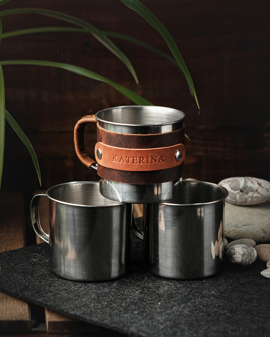 Handmade Mugs That Say “You’re Appreciated” Steel Mugs 200ml Leather Wrapped - Exclusive Styles