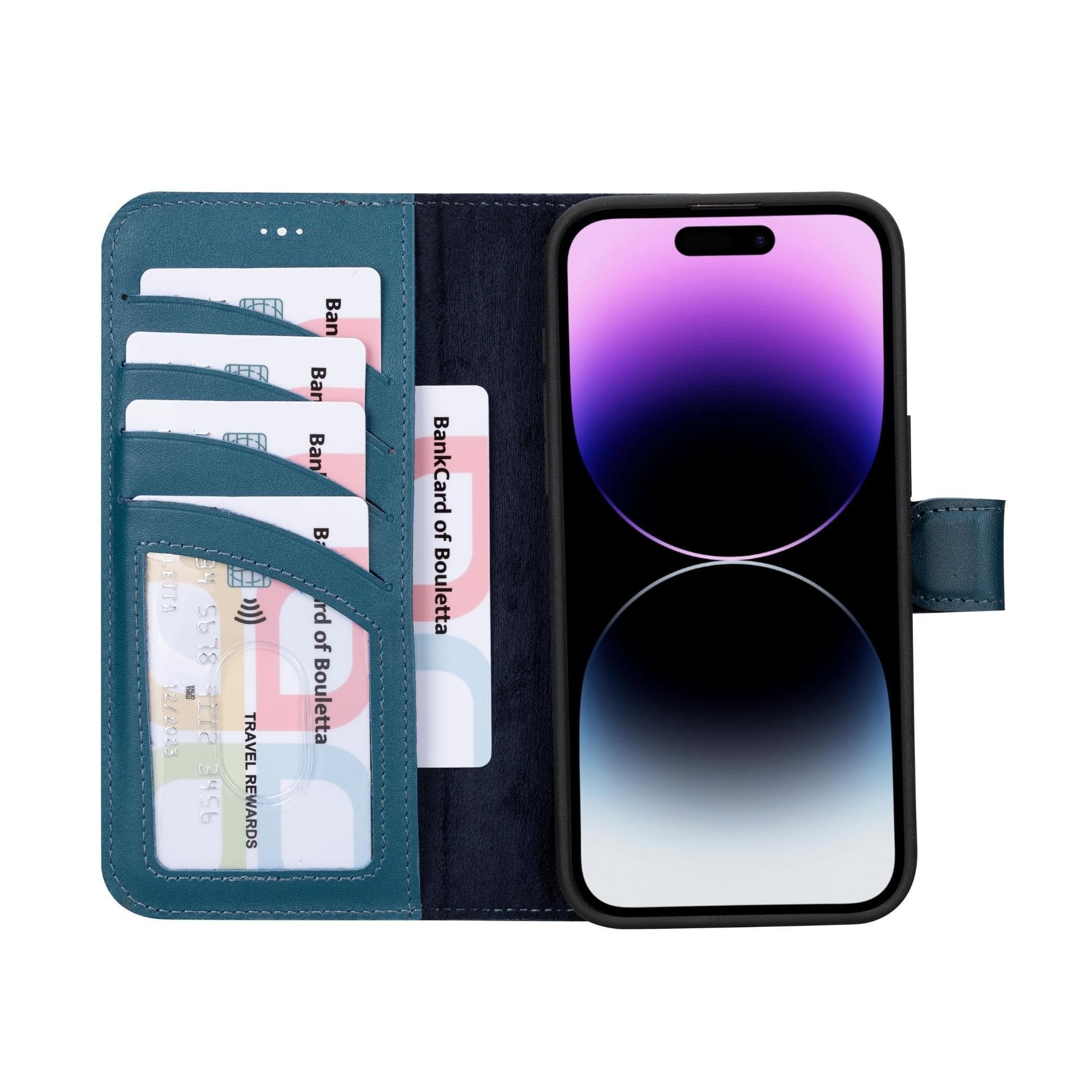 Magic iPhone 15 Leather Detachable Wallet Case