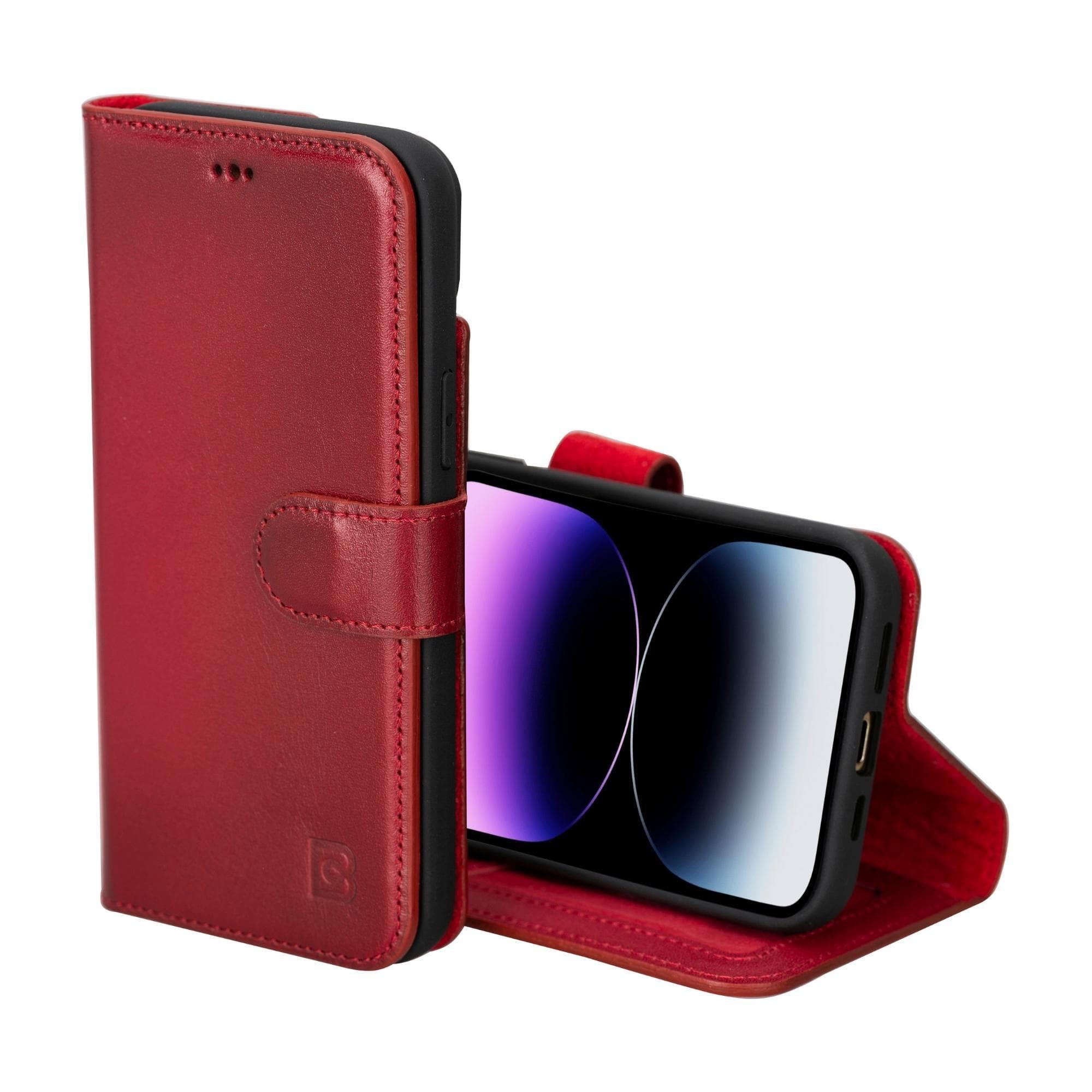 Magic iPhone 15 Pro Leather Detachable Wallet Case