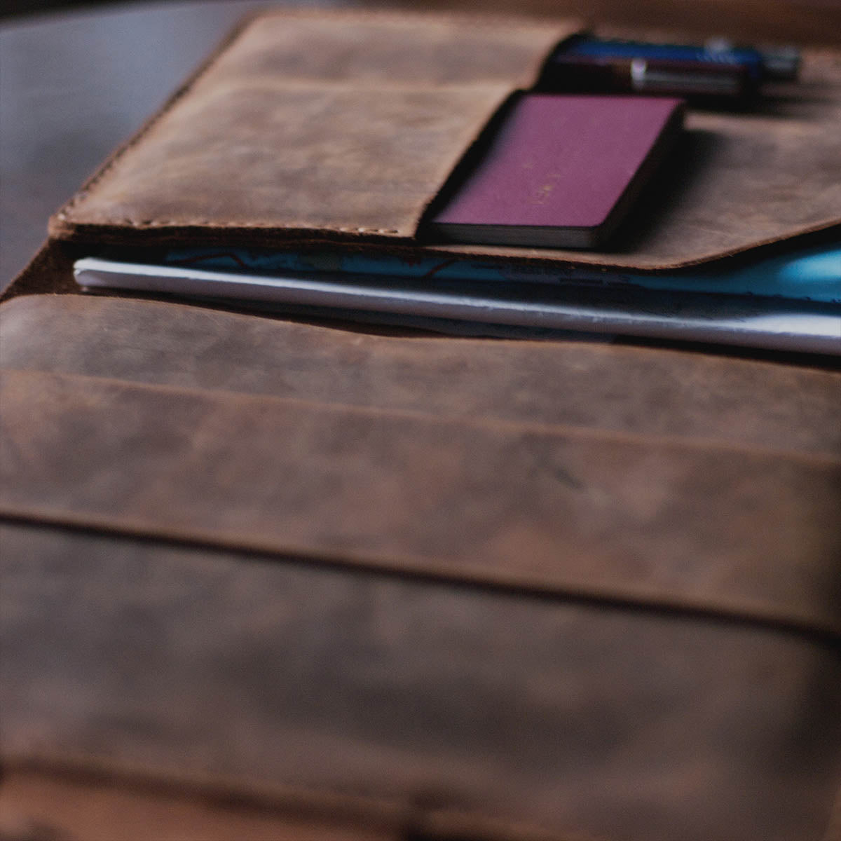 Leather A5 Organizer - Briefcase