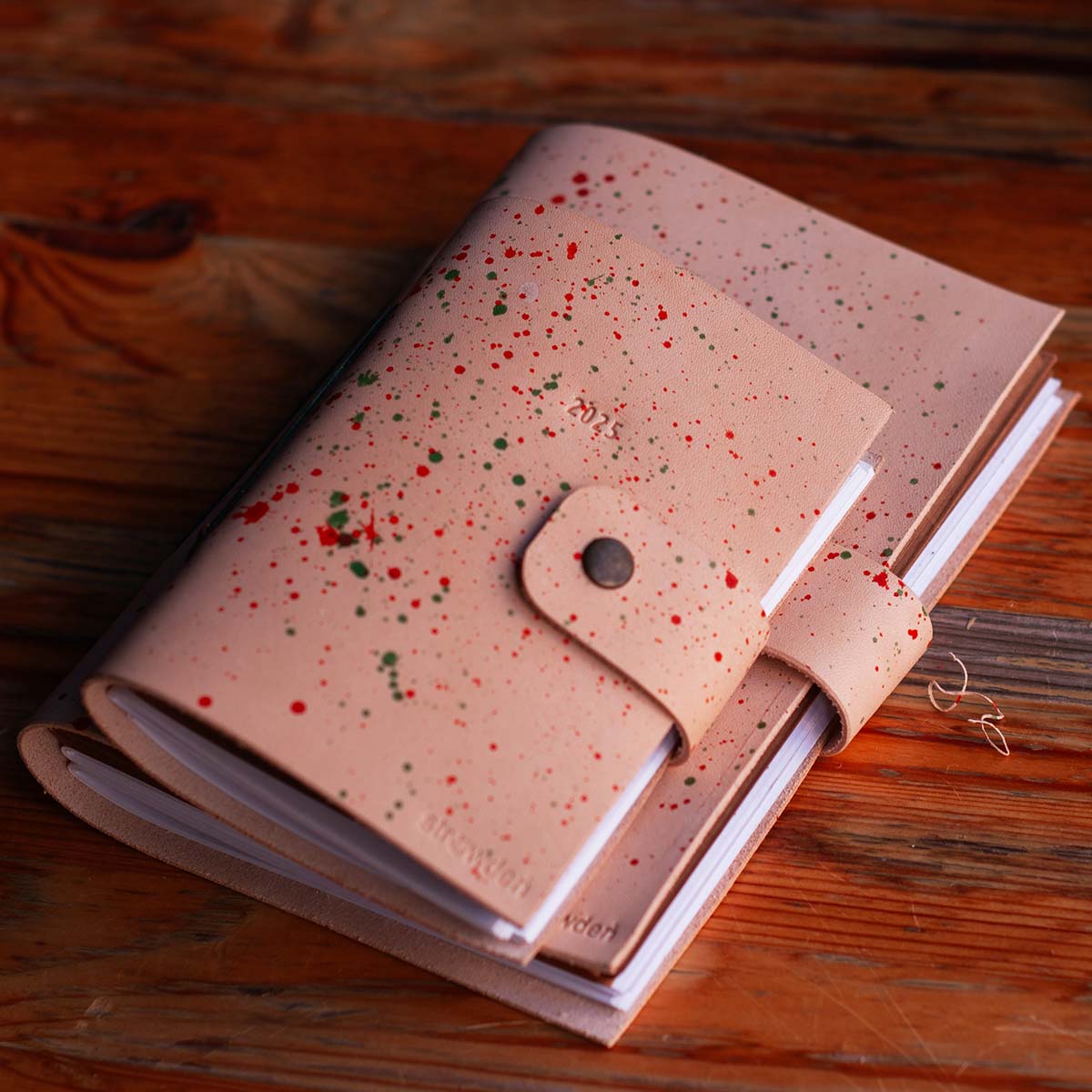 Leather Notebook (New Year's Special) - Small