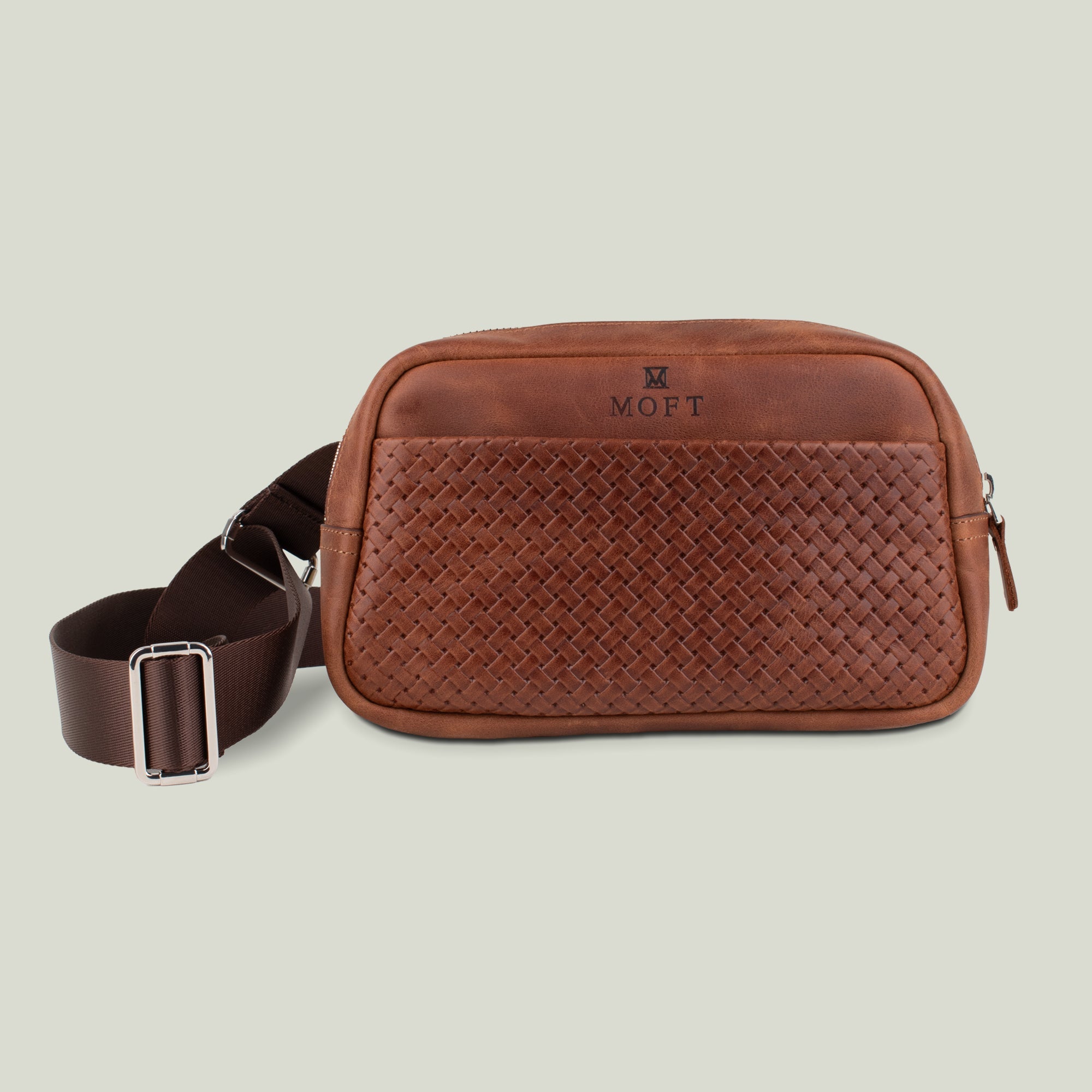Genuine Leather Cross Body Tan