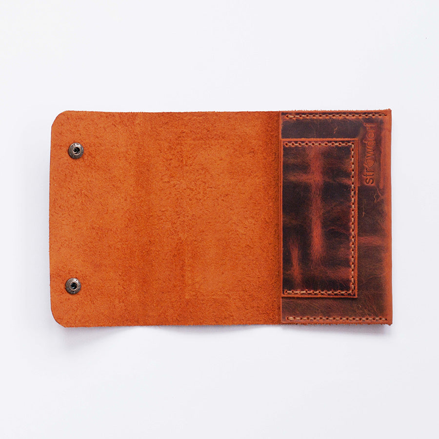 Single Compartment Tobacco Case / Leather Tobacco Pouch