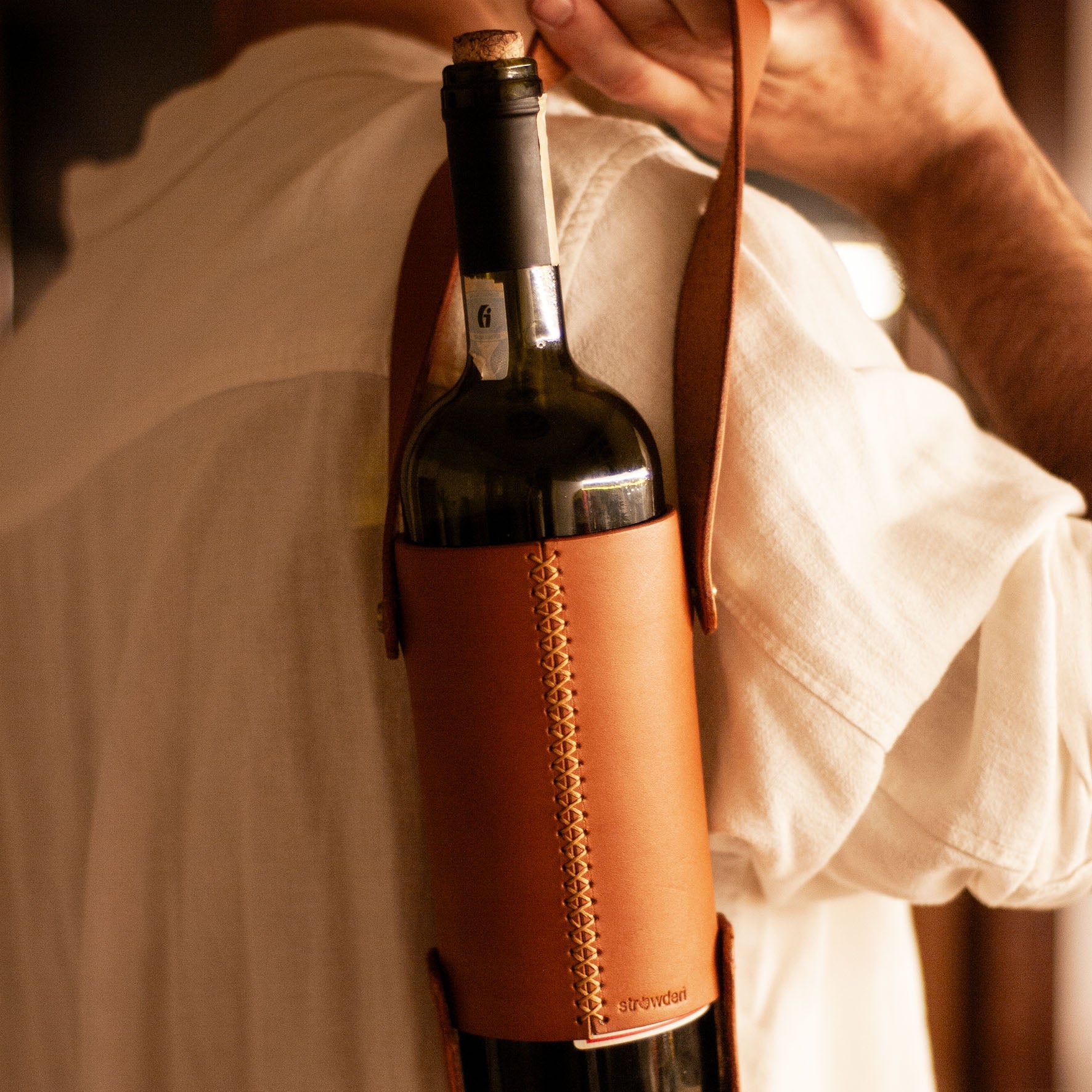 Wine Carrying Bag / Leather Wine Case