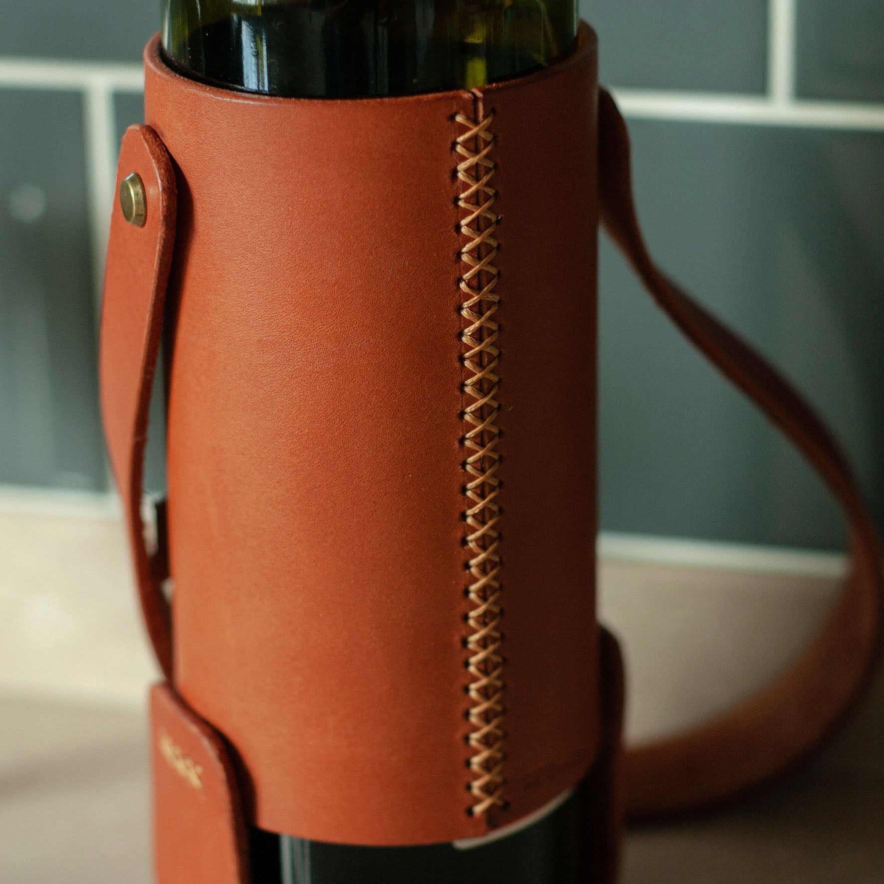 Wine Carrying Bag / Leather Wine Case