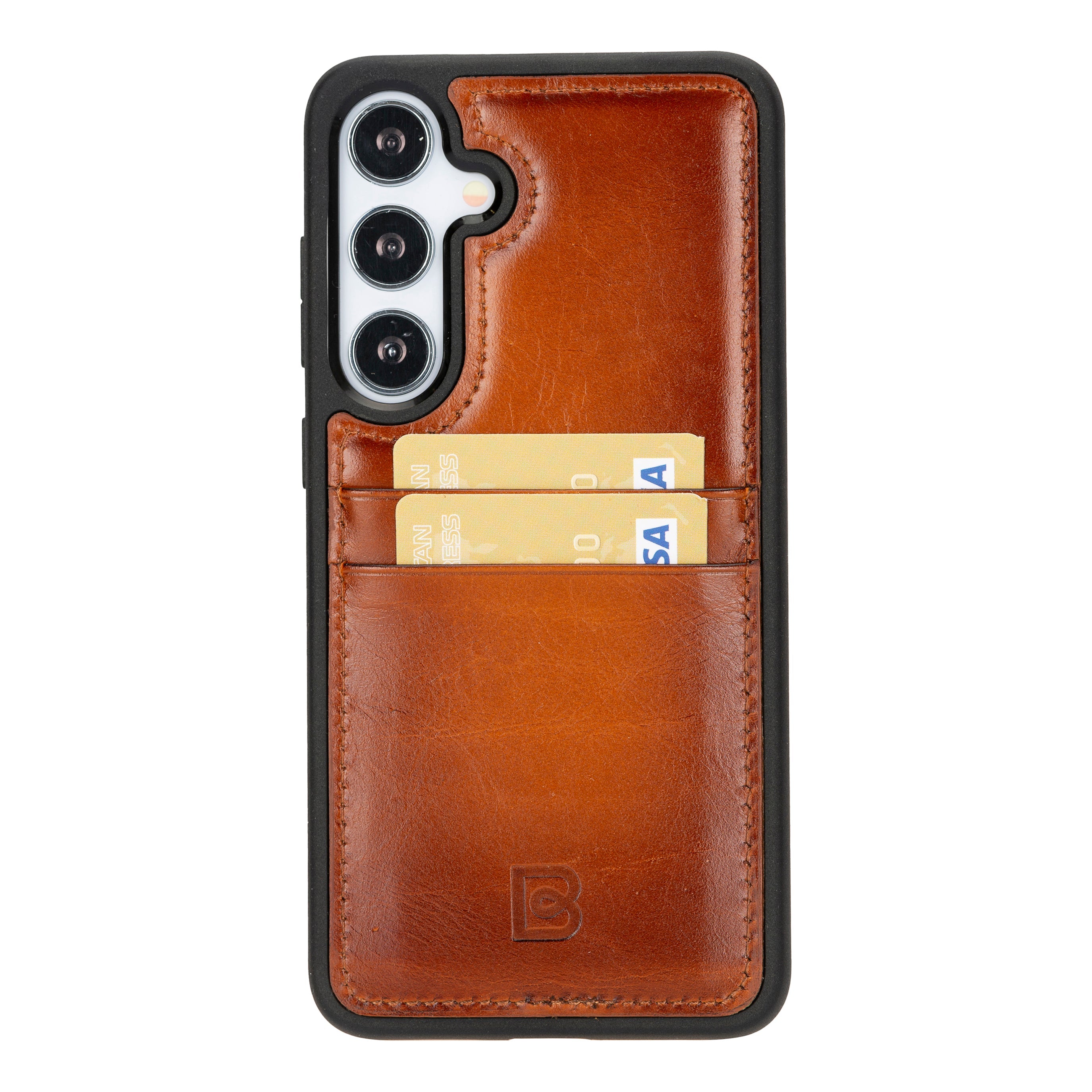 Flex Cover Leather Samsung Galaxy S24 Plus Case with Card Holder