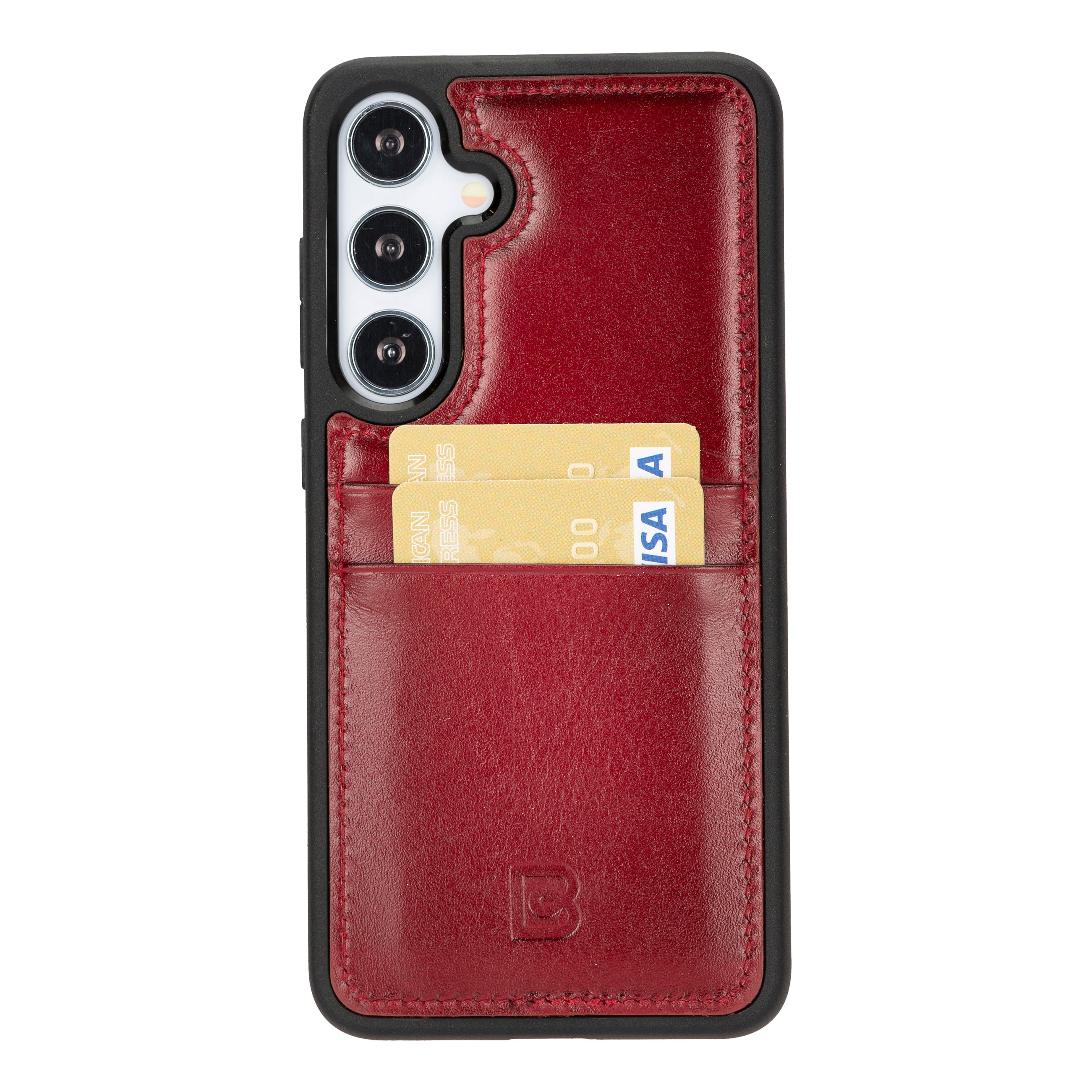 Flex Cover Leather Samsung Galaxy S24 Case with Card Holder