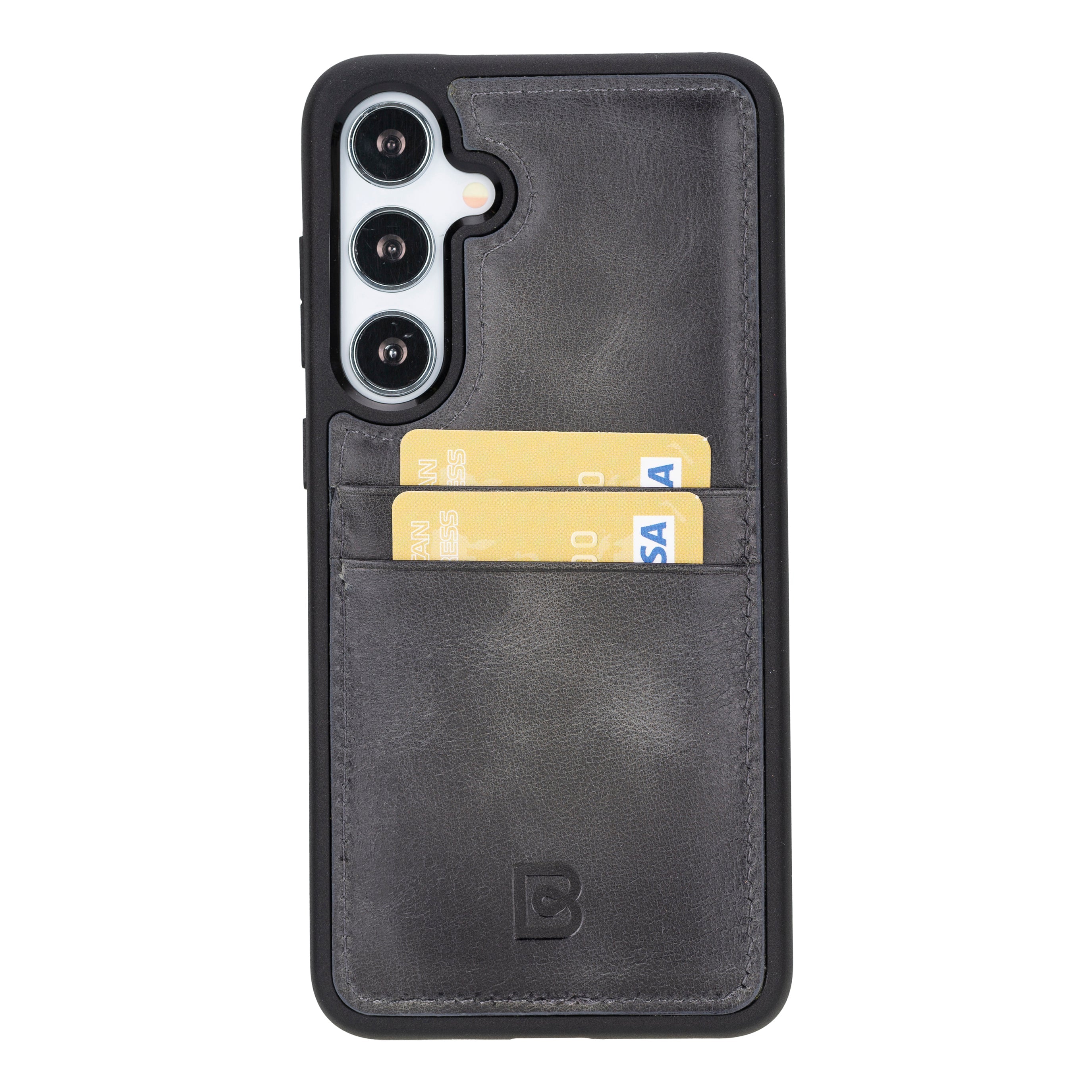 Flex Cover Leather Samsung Galaxy S24 Plus Case with Card Holder