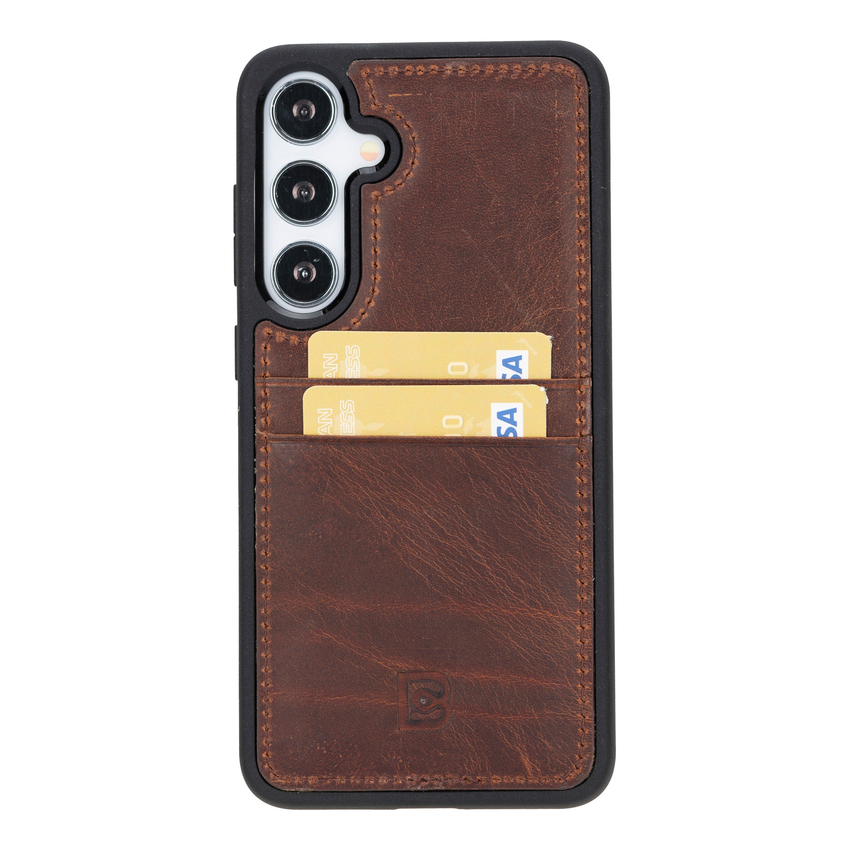 Flex Cover Leather Samsung Galaxy S24 Plus Case with Card Holder