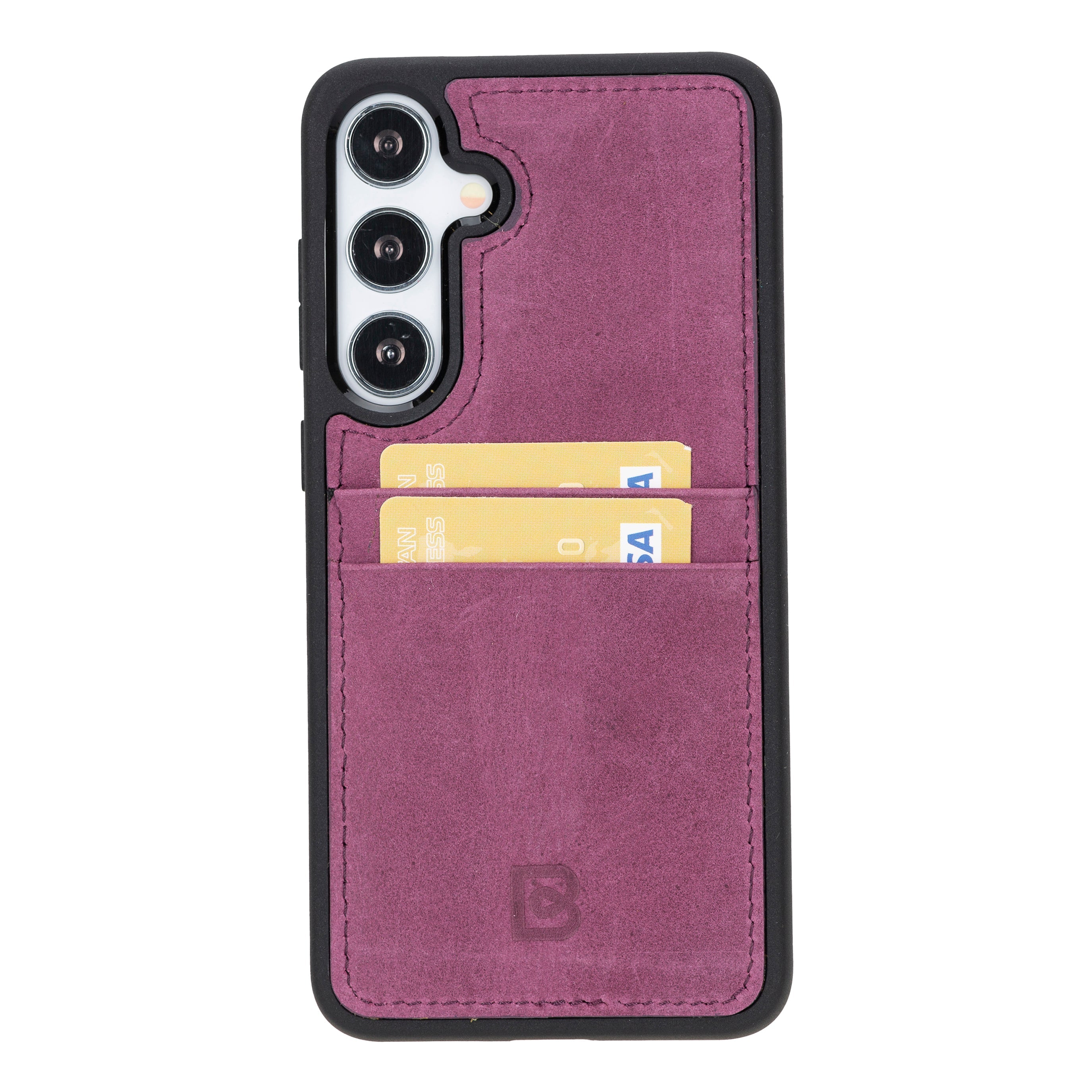 Flex Cover Leather Samsung Galaxy S24 Plus Case with Card Holder