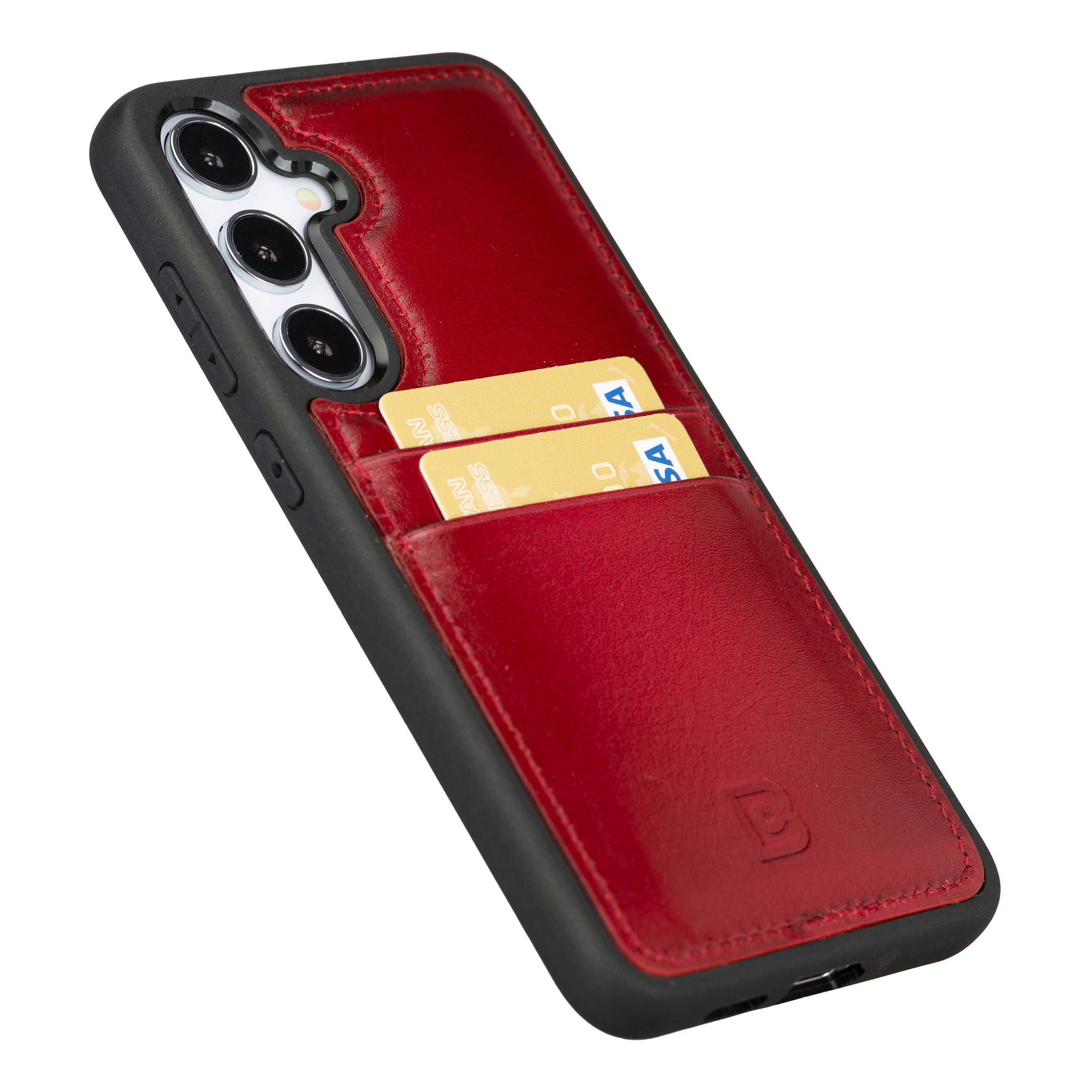 Flex Cover Leather Samsung Galaxy S24 Case with Card Holder