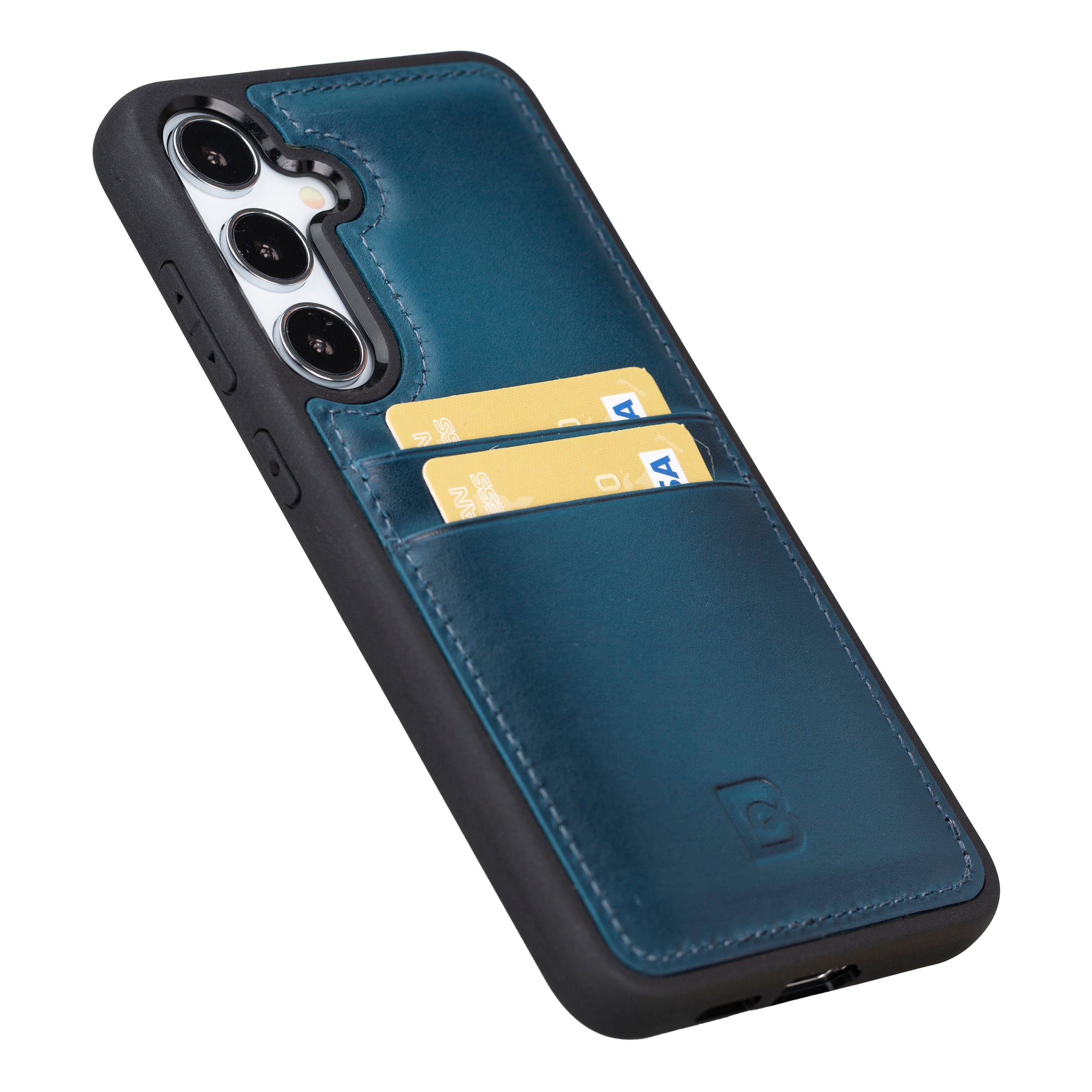 Flex Cover Leather Samsung Galaxy S24 Case with Card Holder