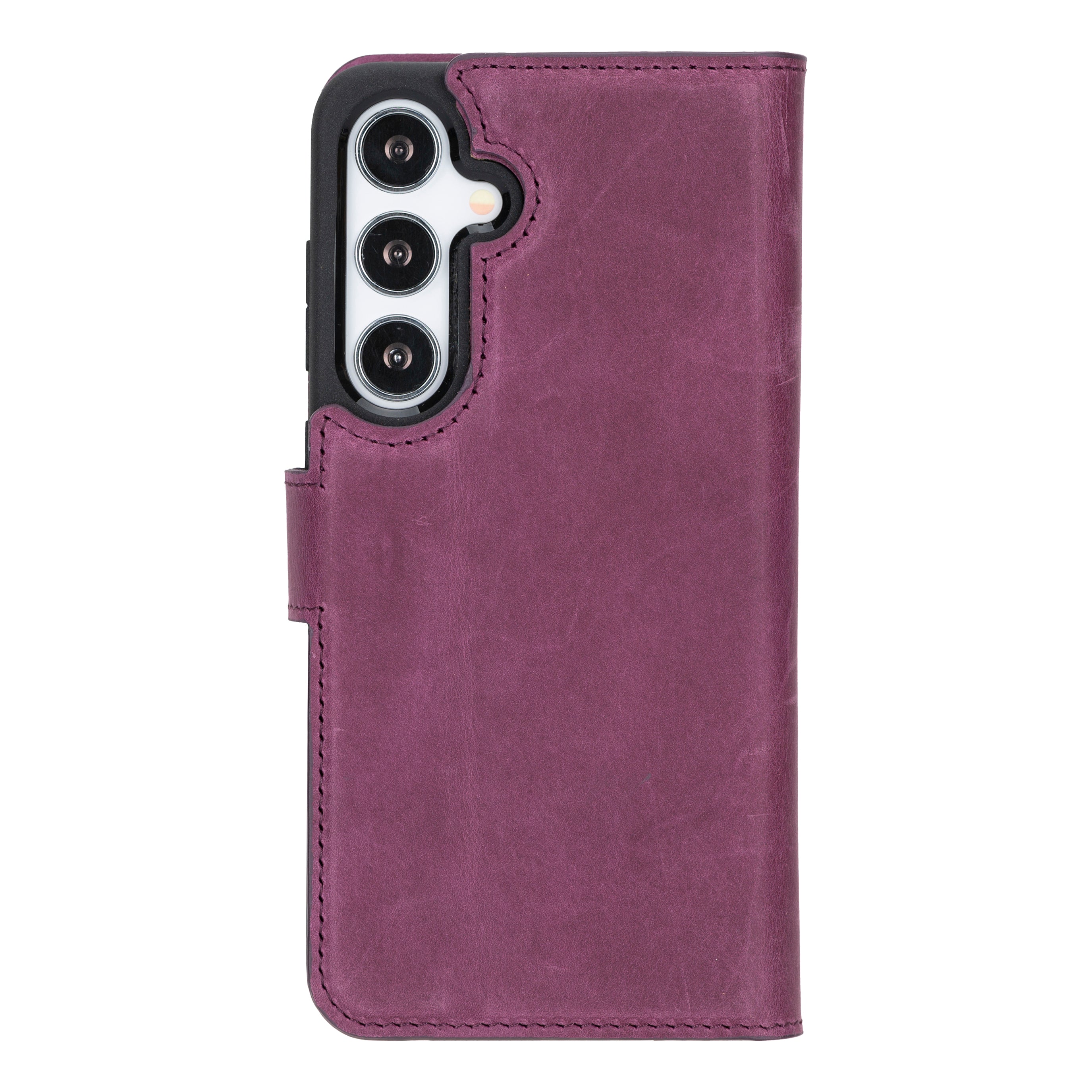 Magic Samsung Galaxy S24 Plus Detachable Leather Wallet Case