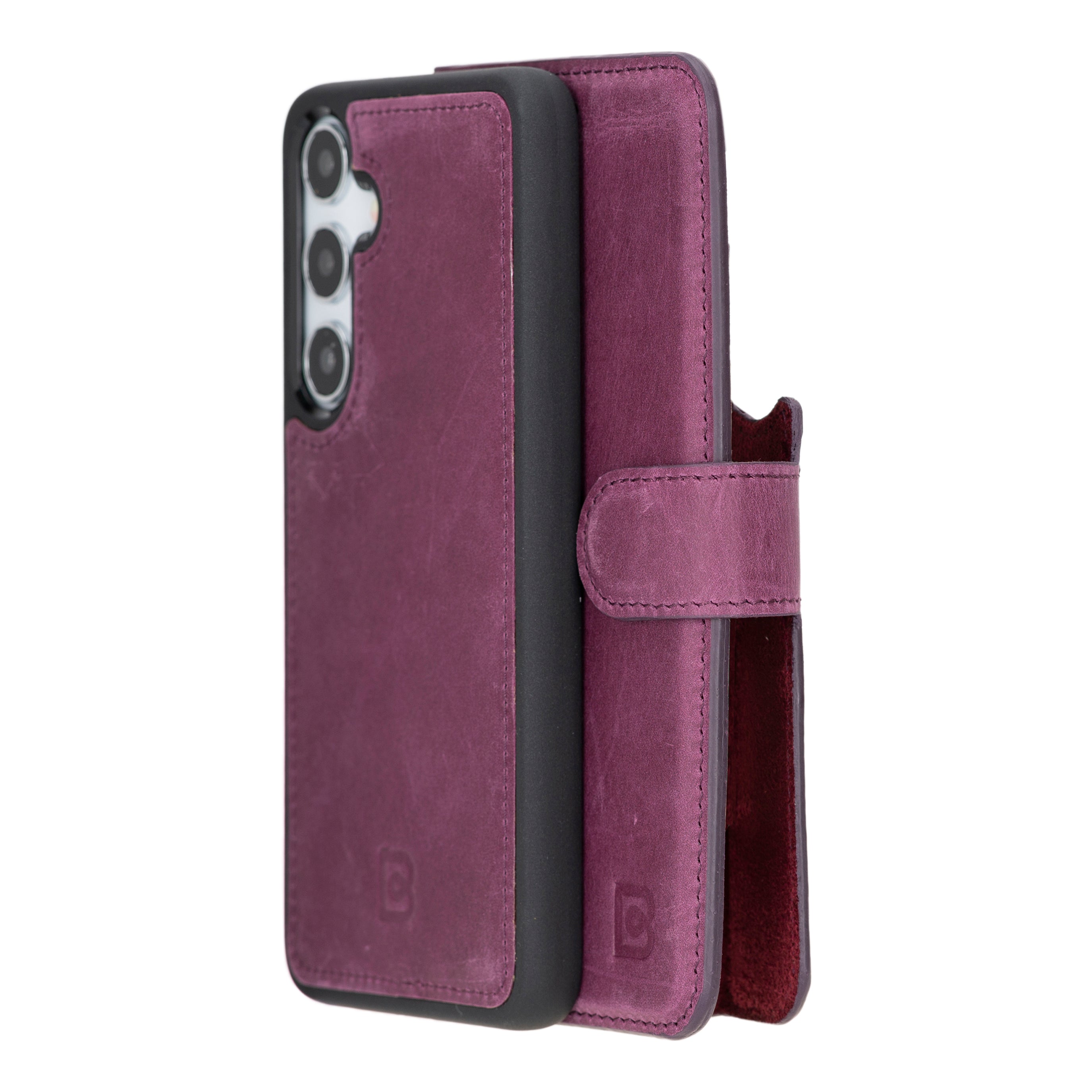 Magic Samsung Galaxy S24 Plus Detachable Leather Wallet Case