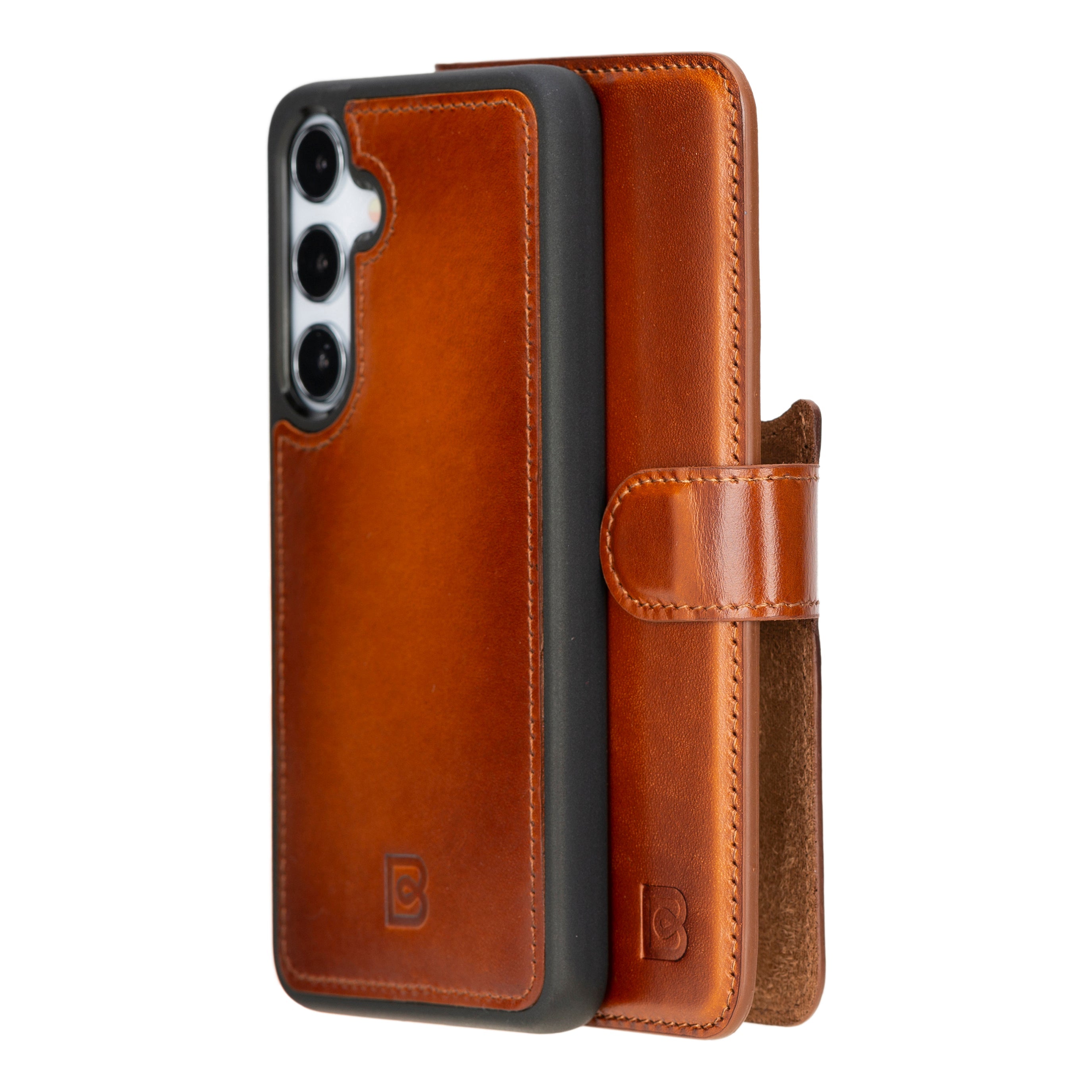 Magic Samsung Galaxy S24 Plus Detachable Leather Wallet Case