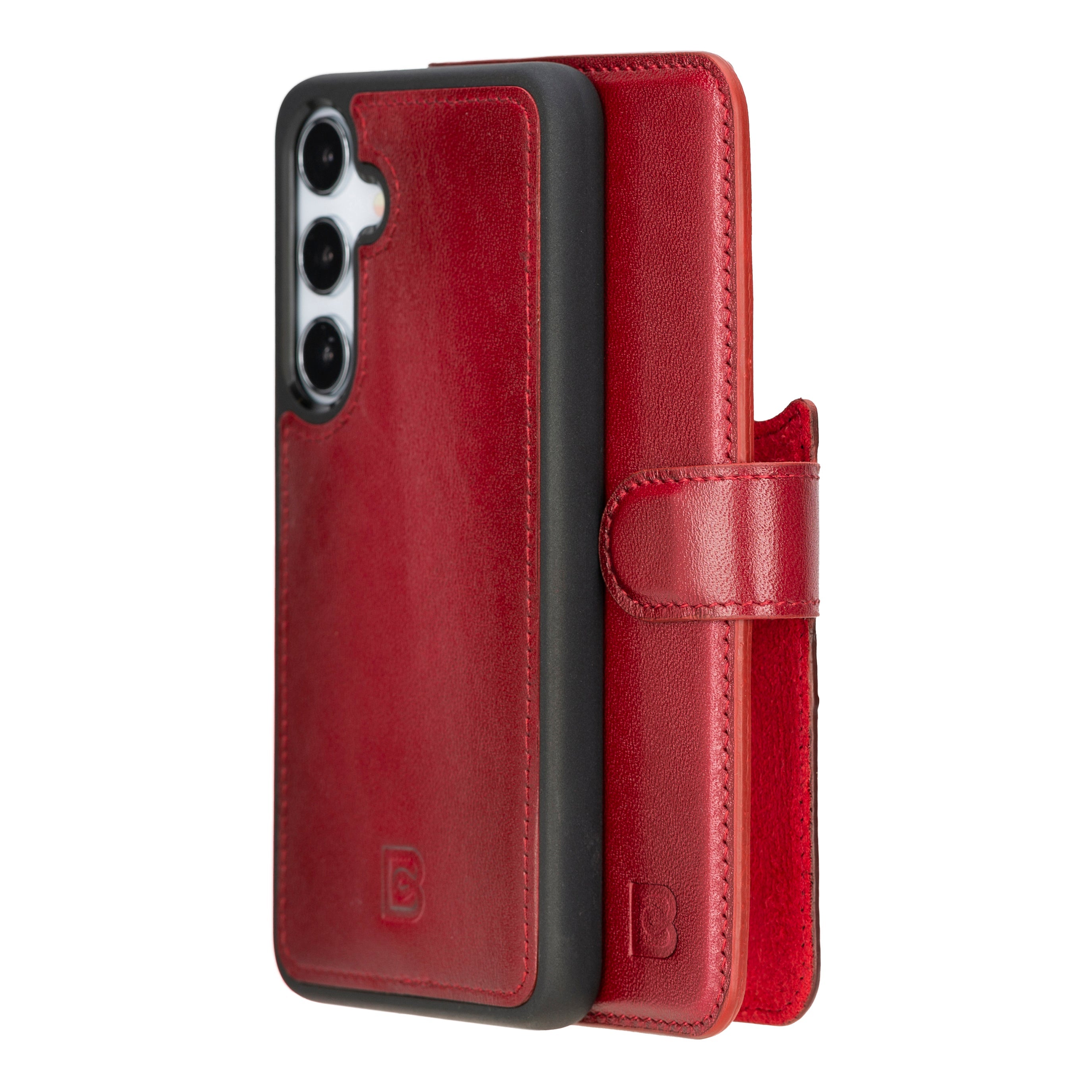 Magic Samsung Galaxy S24 Plus Detachable Leather Wallet Case