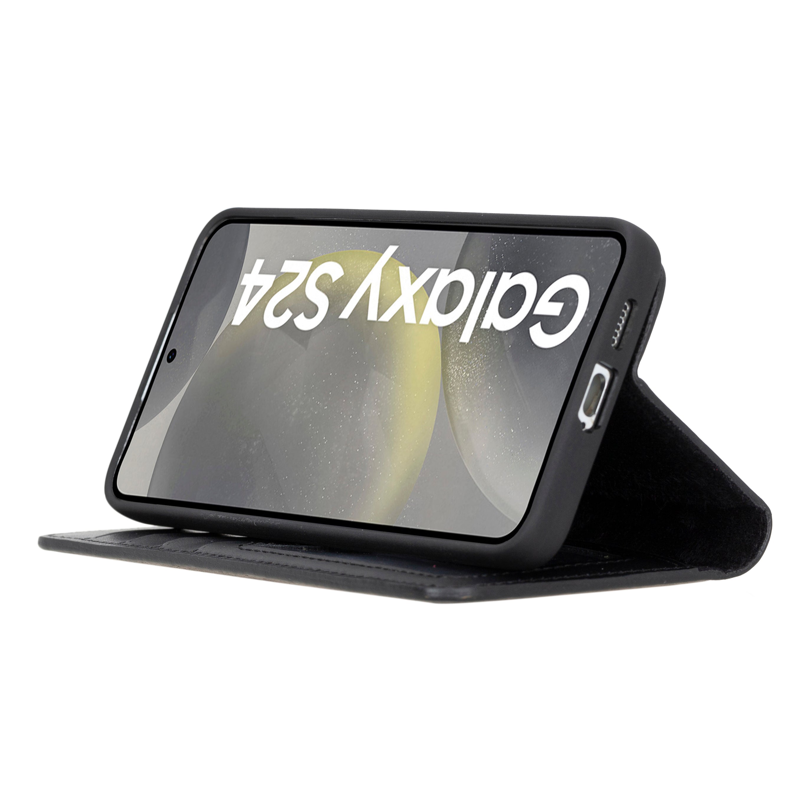 Magic Samsung Galaxy S24 Plus Detachable Leather Wallet Case
