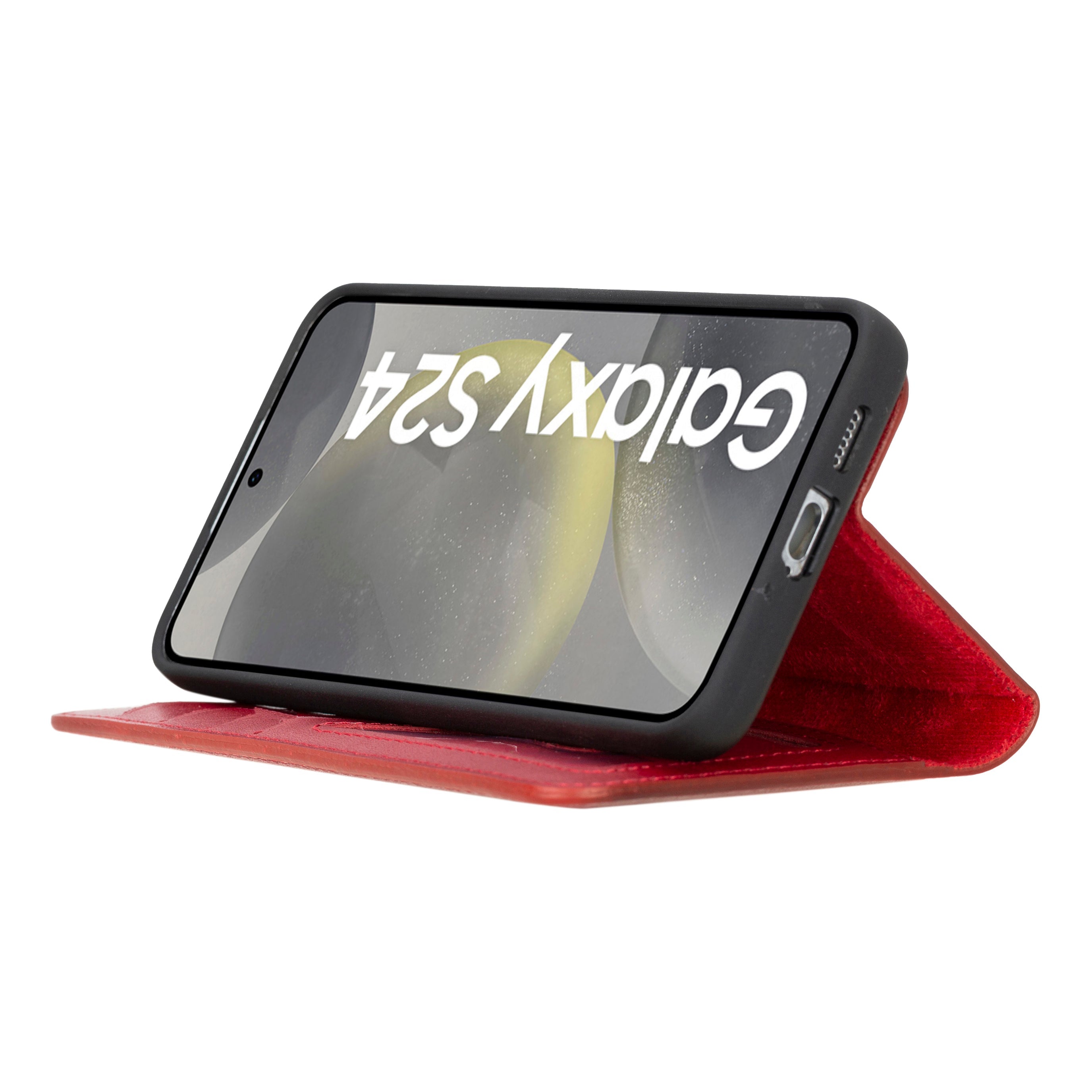 Magic Samsung Galaxy S24 Plus Detachable Leather Wallet Case