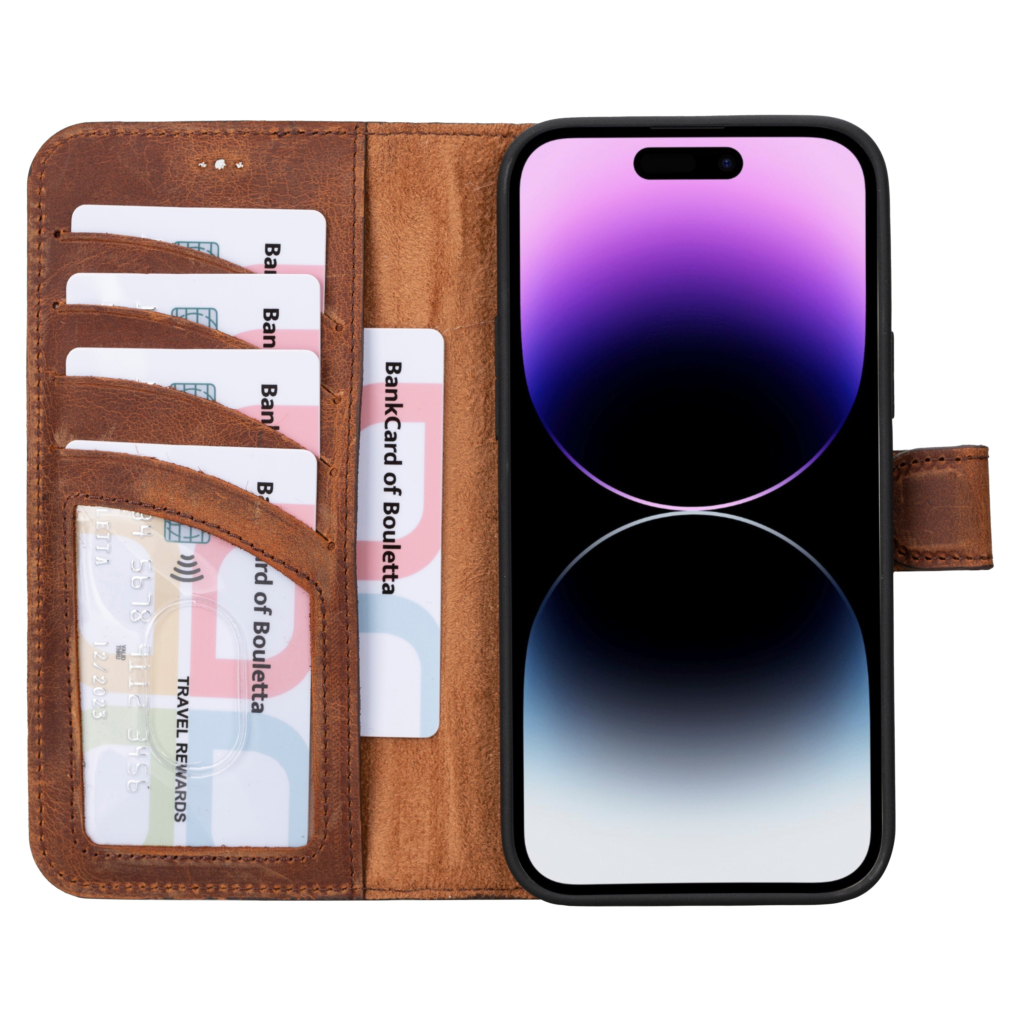 Magic iPhone 16 Plus Leather Detachable Wallet Case