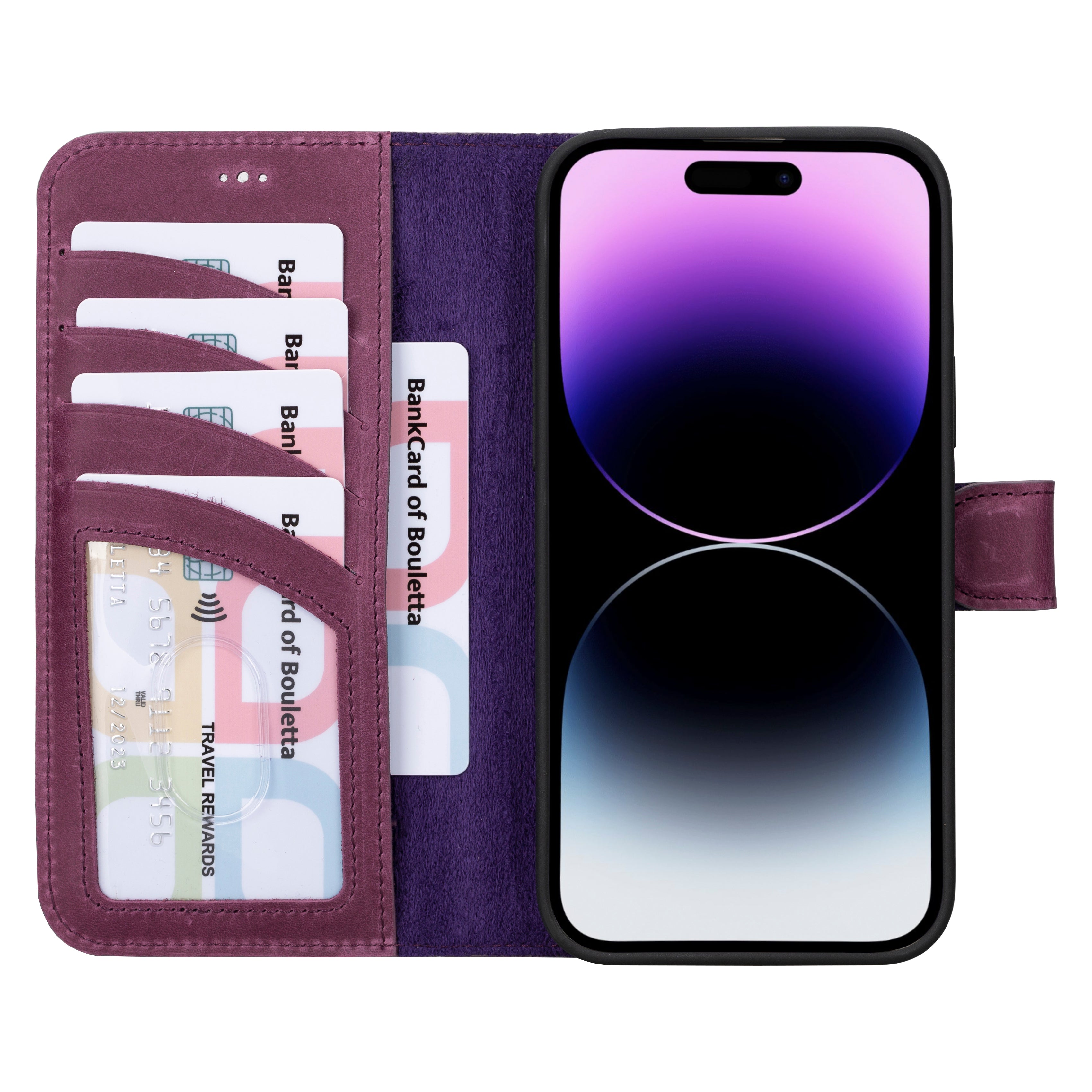 Magic iPhone 16 Plus Leather Detachable Wallet Case