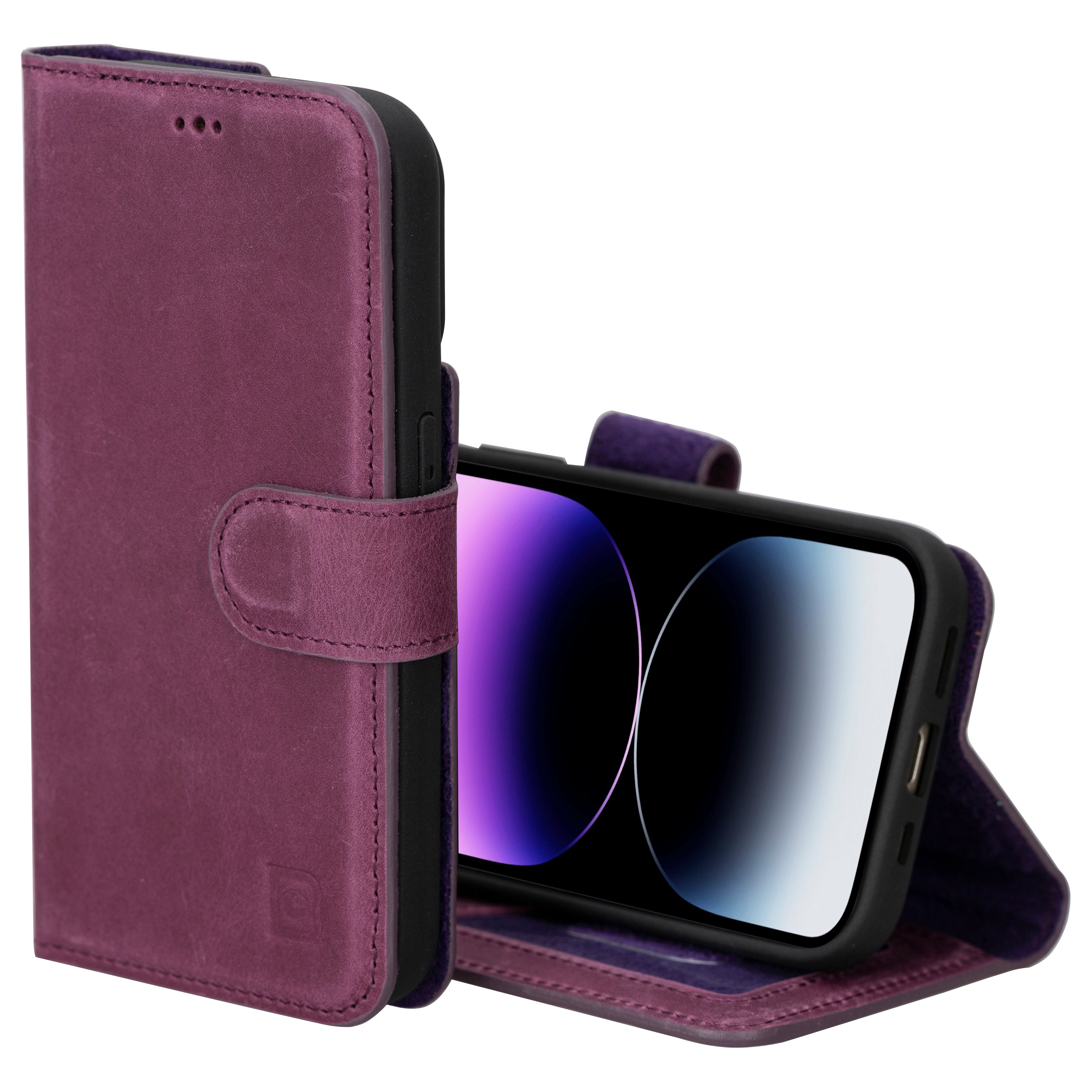 Magic iPhone 16 Plus Leather Detachable Wallet Case