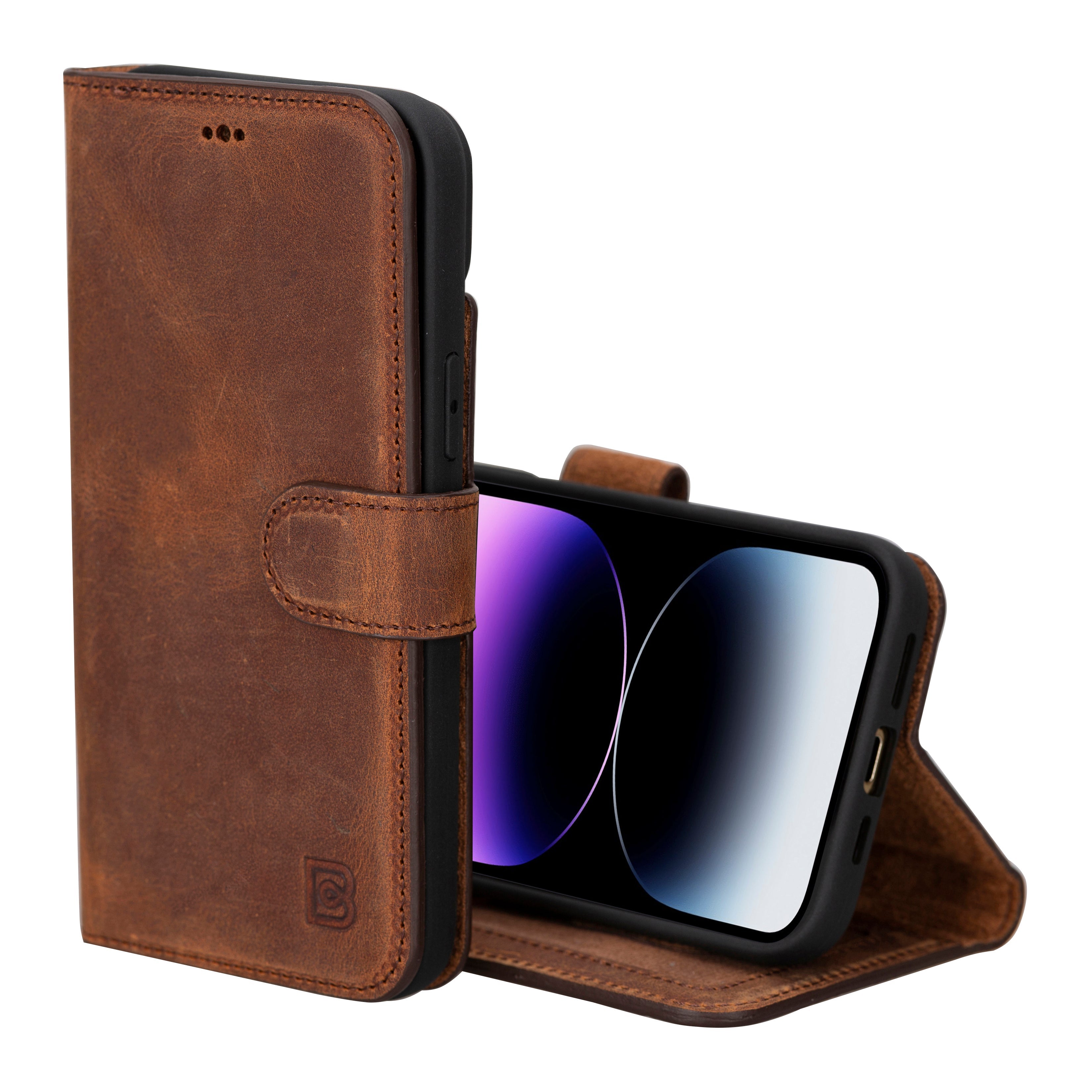 Magic iPhone 16 Plus Leather Detachable Wallet Case
